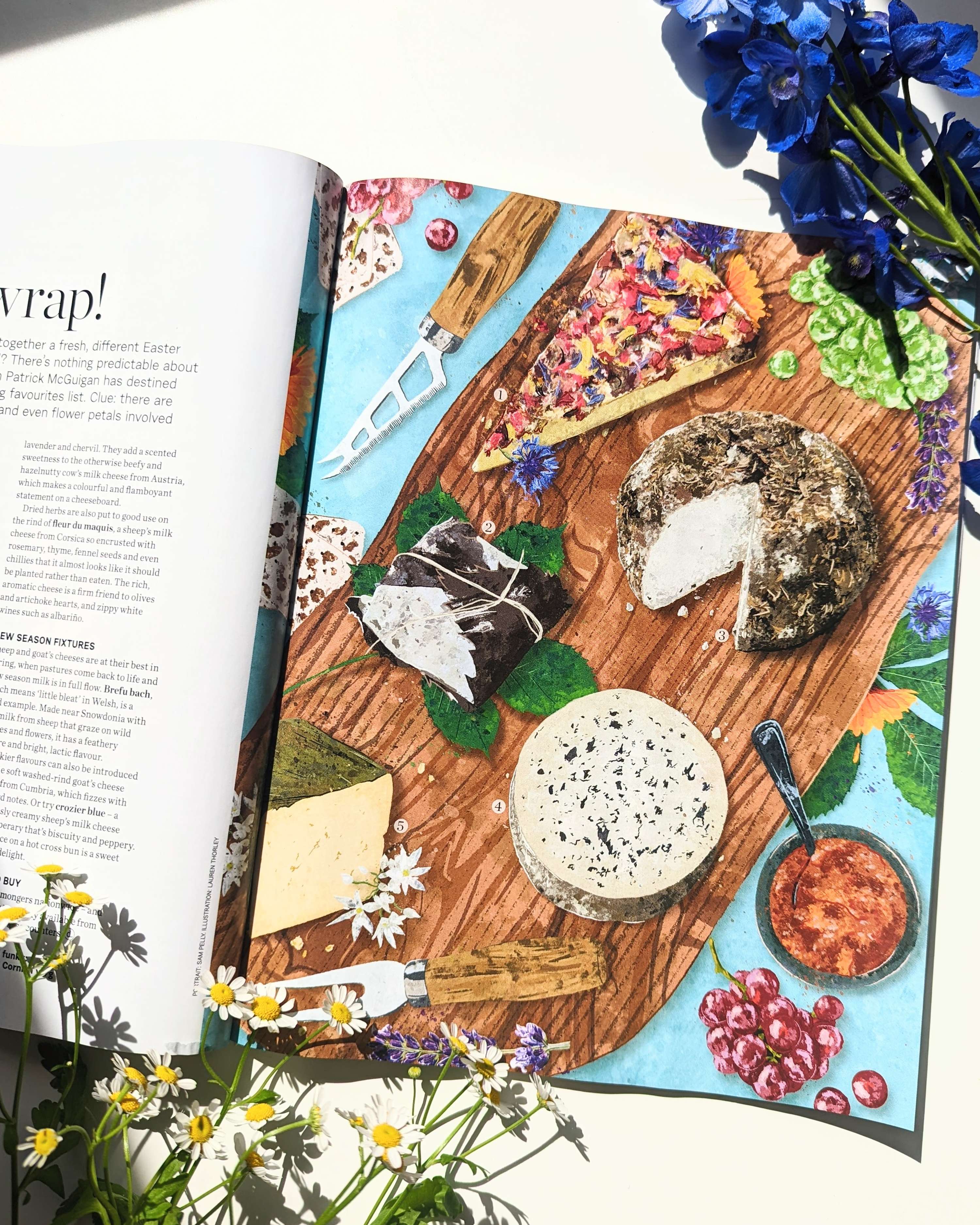 Spring Cheesebord Feature by Lauren Thorley