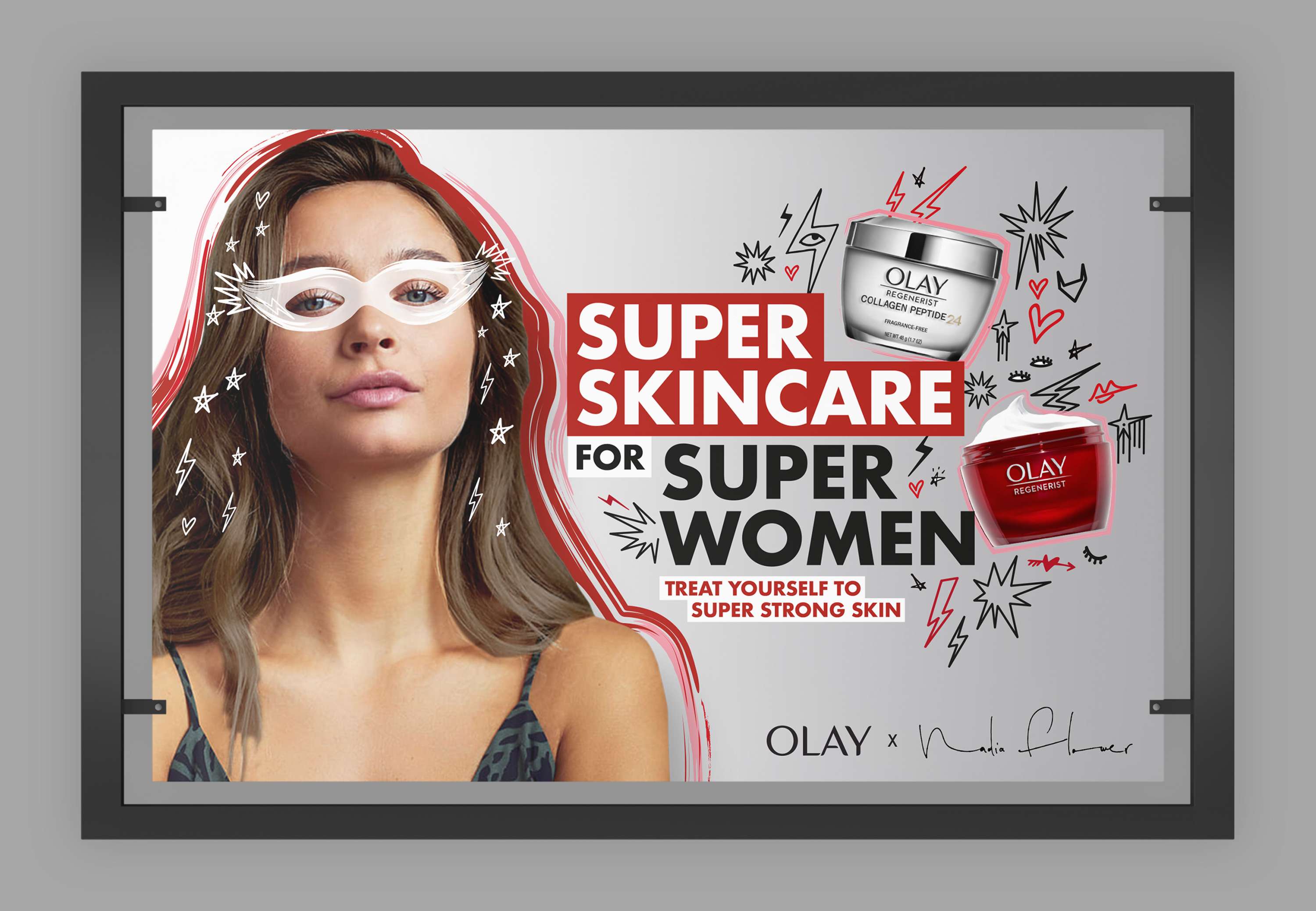 Skincare with super powers / Olay by Shane Horn
