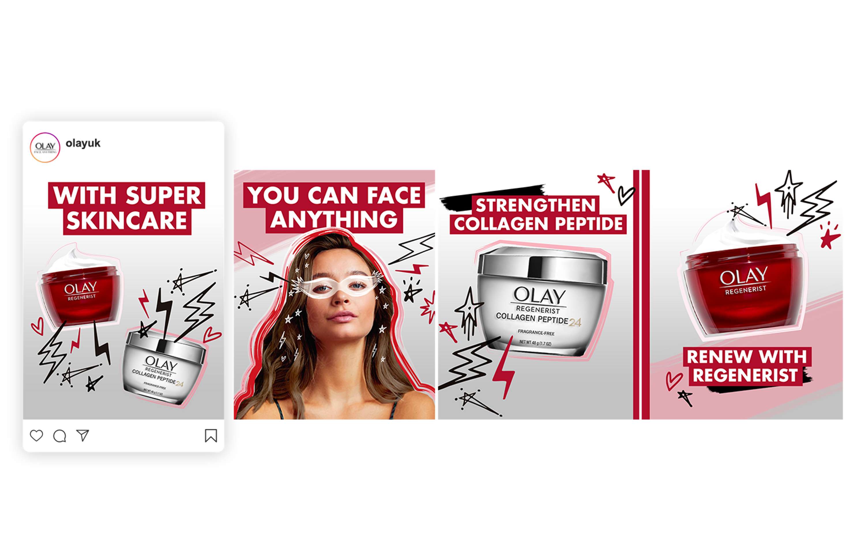 Skincare with super powers / Olay by Shane Horn