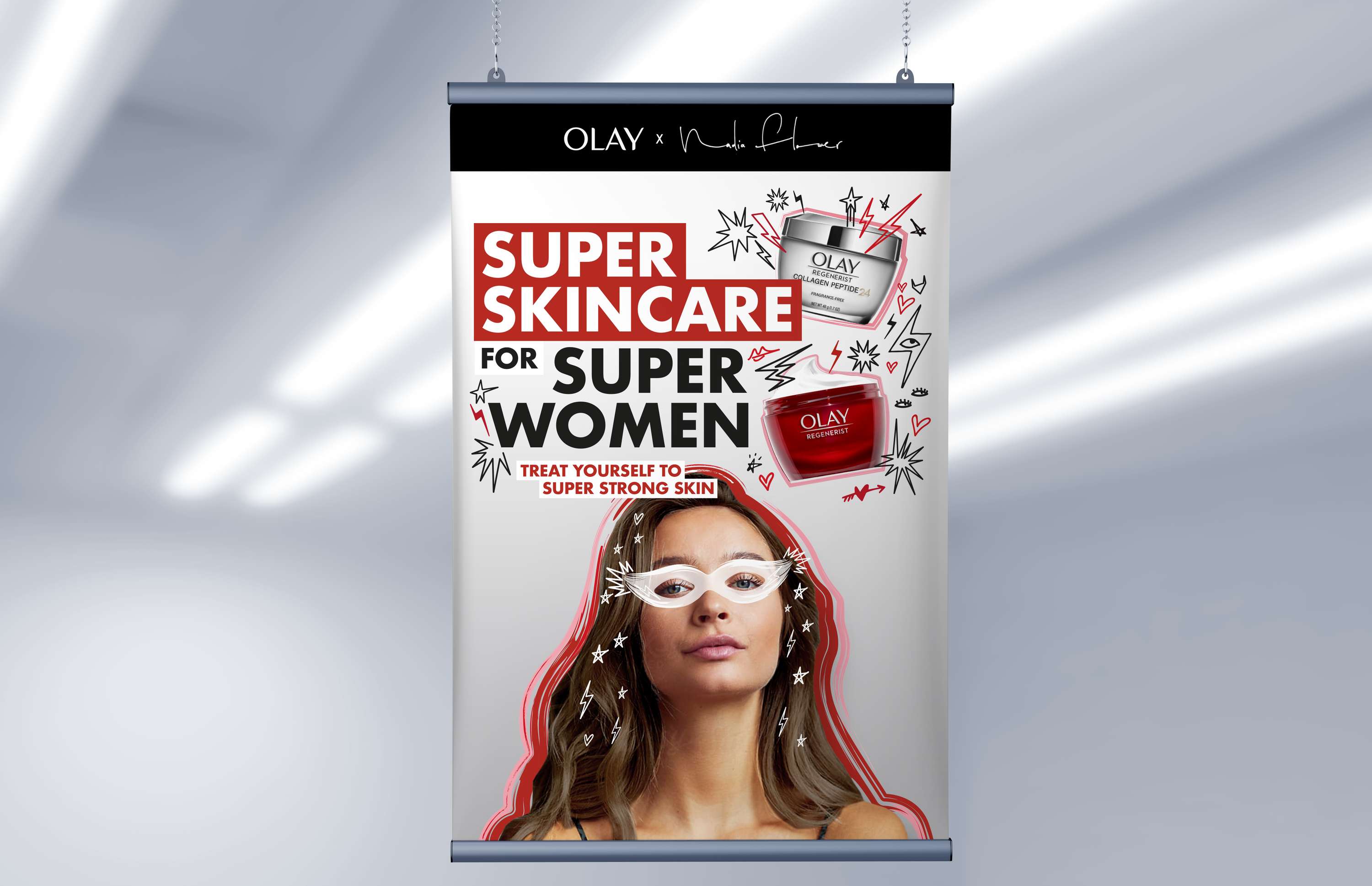 Skincare with super powers / Olay by Shane Horn