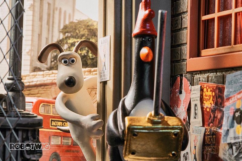 Wallace and Gromit Miniature photography by Steve Berry