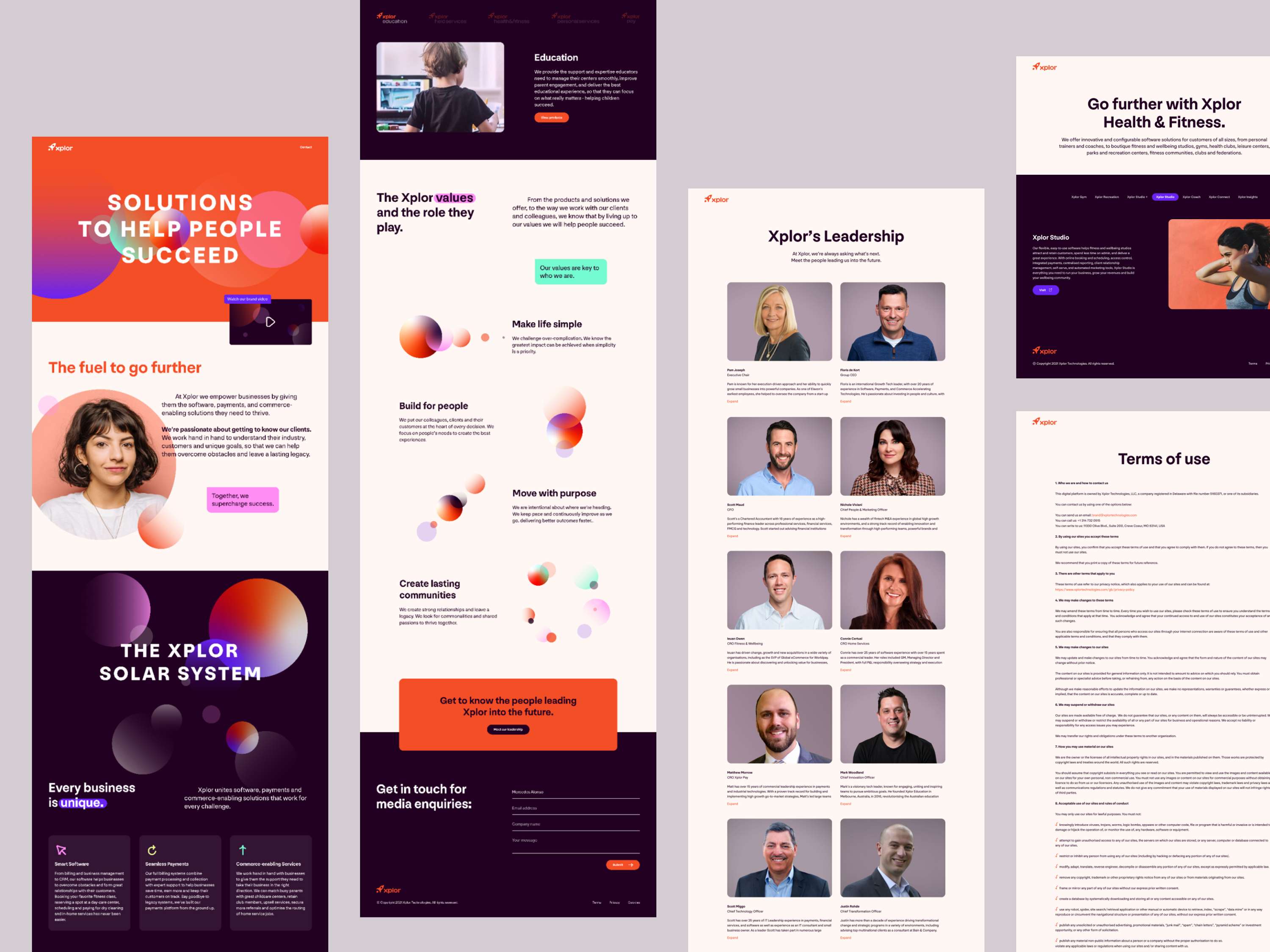 Creating a dynamic website and a scalable design language for a global provider of business management software, payments and value-added services. by Mercedes Alonso