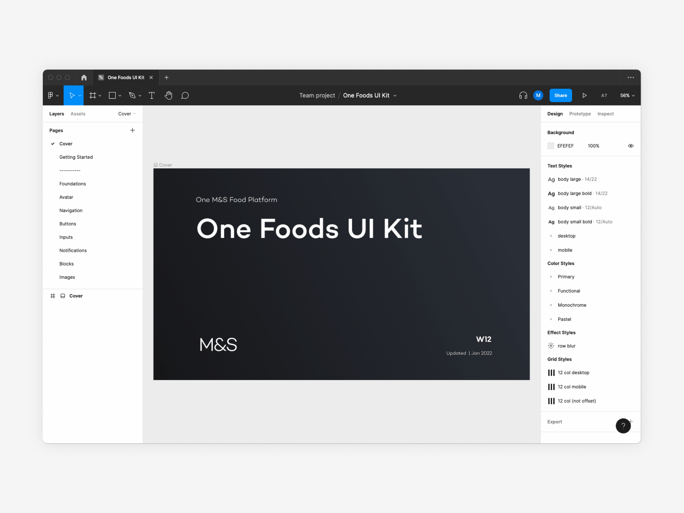 Rebuilding the design foundations and user interface for a one-stop shop platform for M&S Food and their suppliers. by Mercedes Alonso