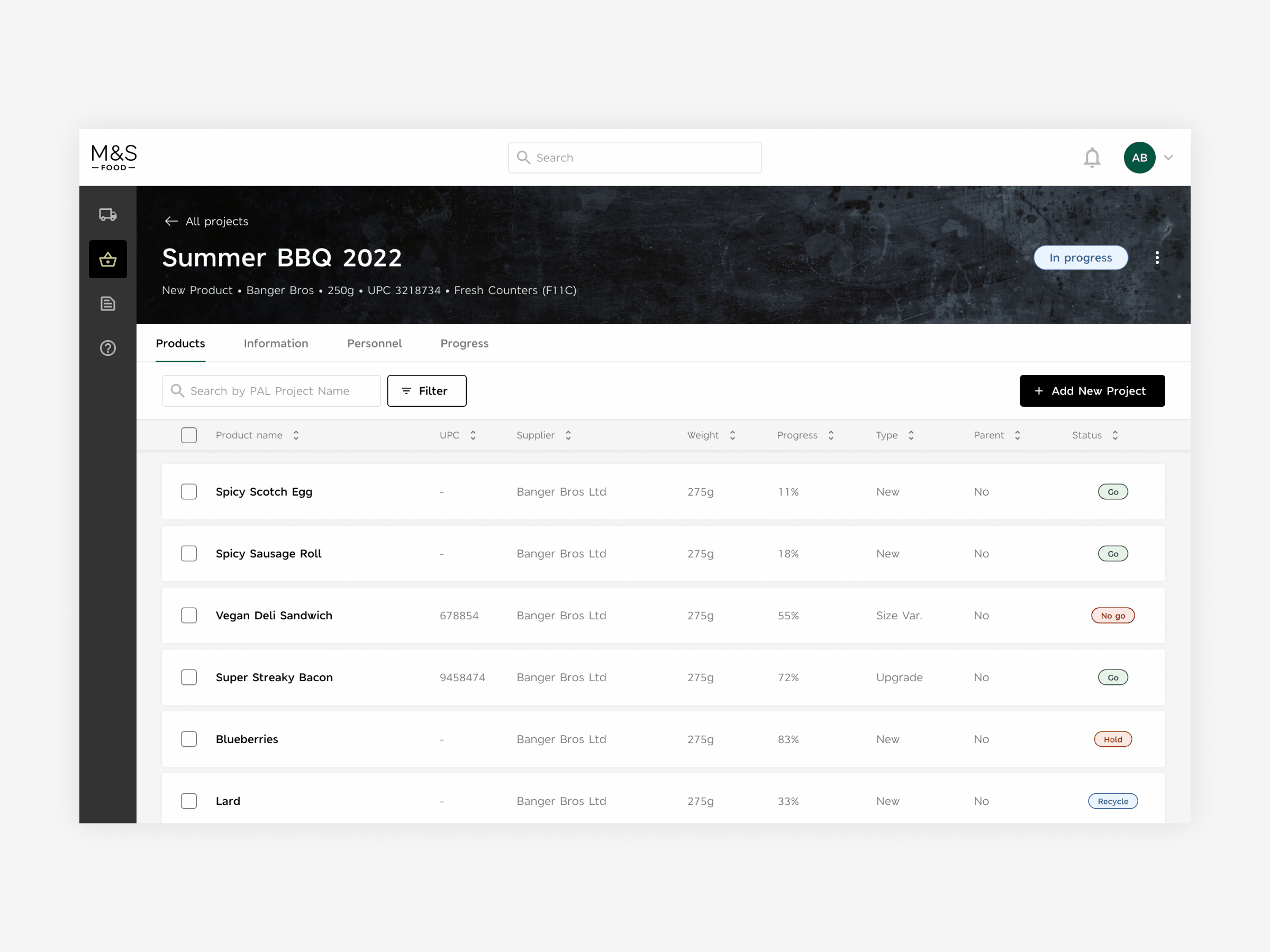 Rebuilding the design foundations and user interface for a one-stop shop platform for M&S Food and their suppliers. by Mercedes Alonso