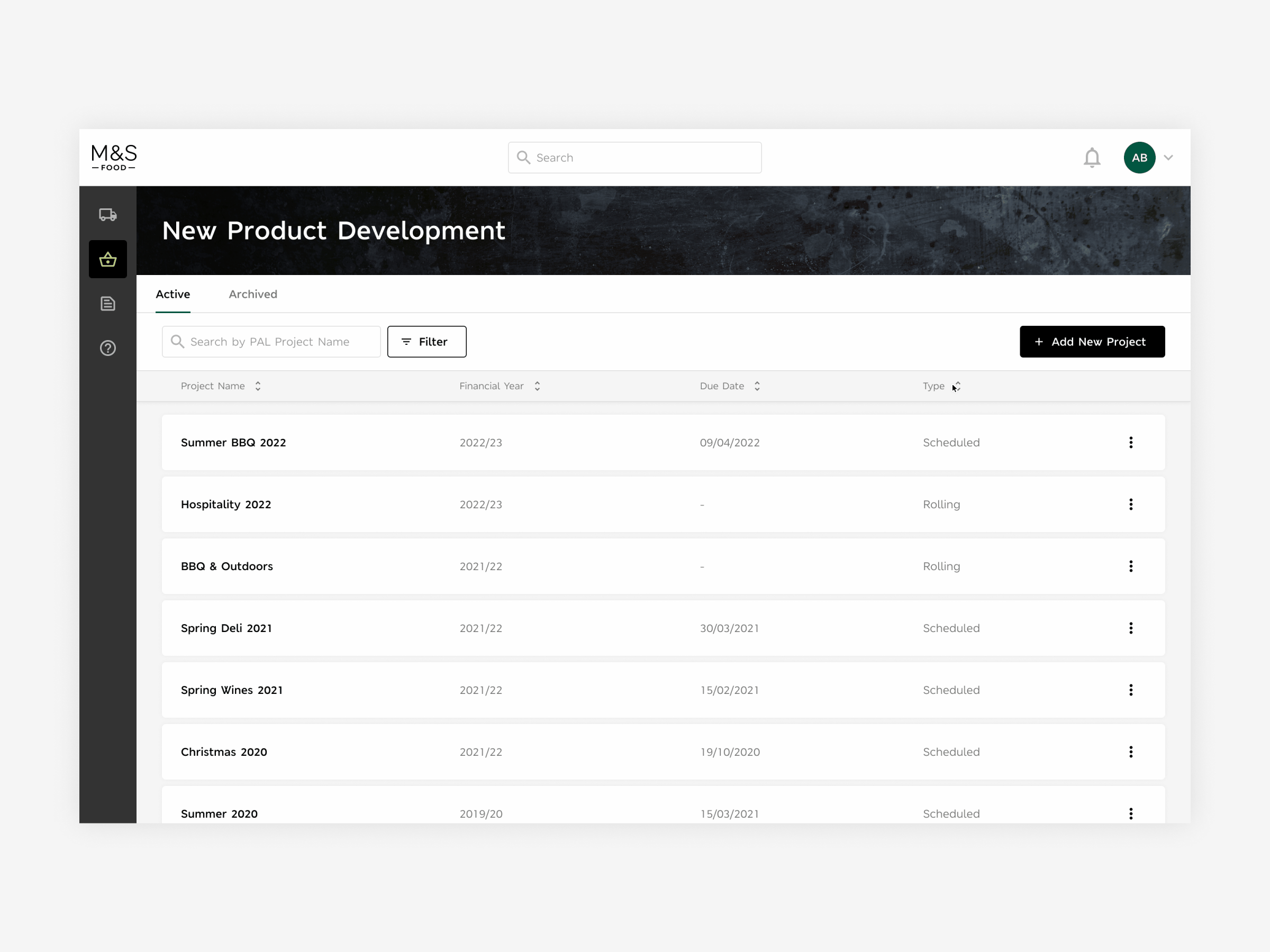 Rebuilding the design foundations and user interface for a one-stop shop platform for M&S Food and their suppliers. by Mercedes Alonso