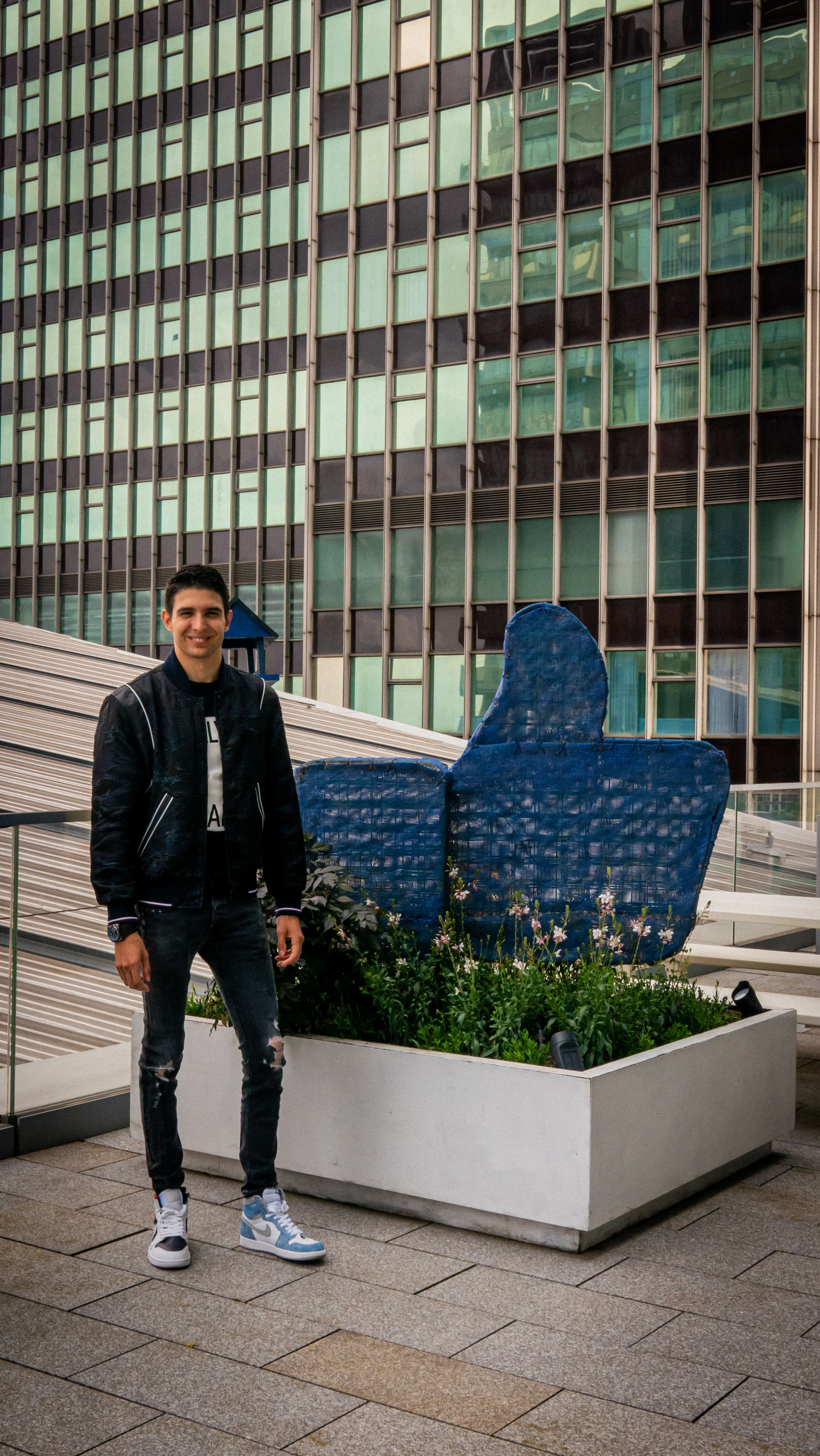 Esteban Ocon at Meta HQ by Ronald Olaibi