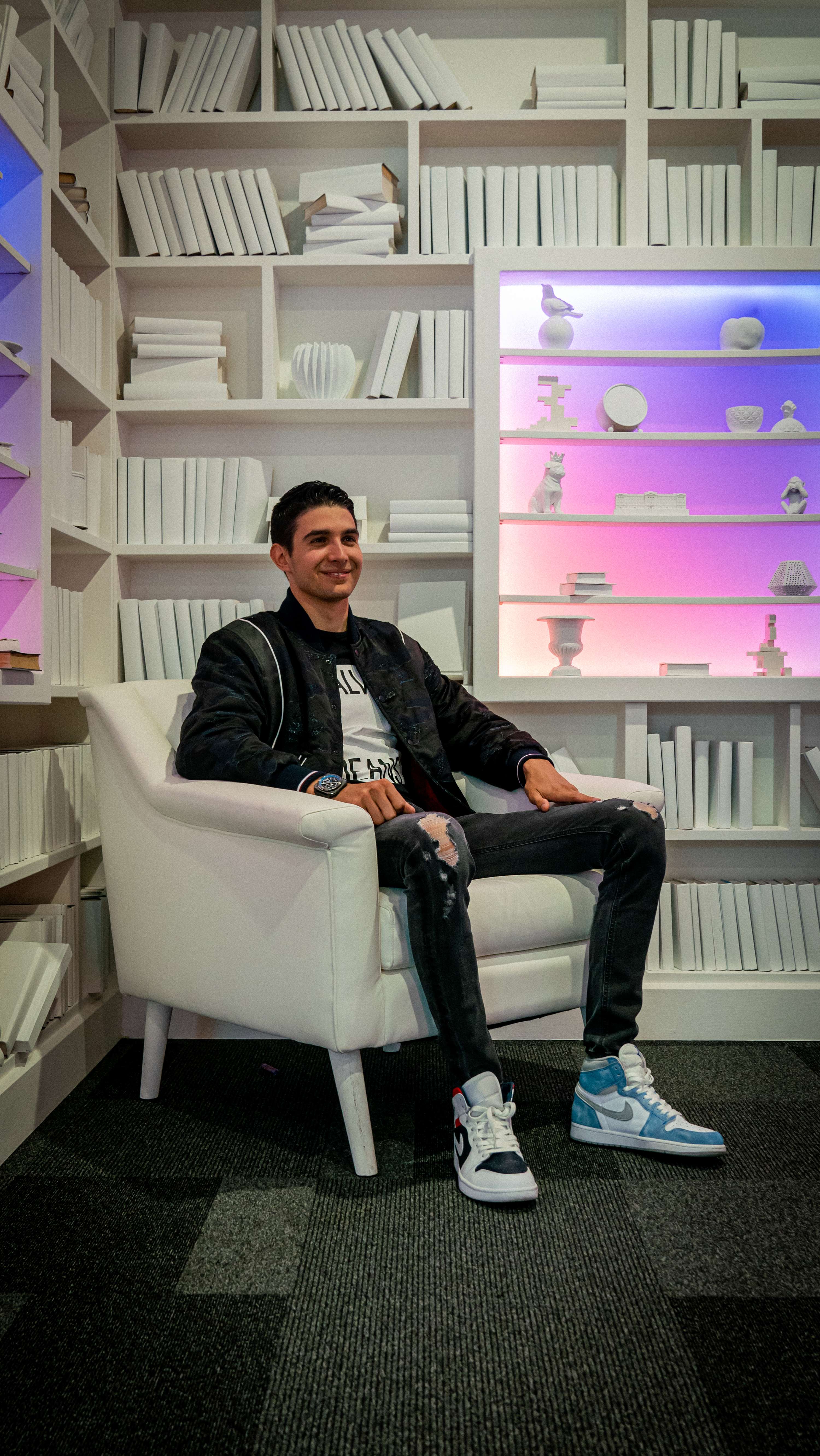 Esteban Ocon at Meta HQ by Ronald Olaibi