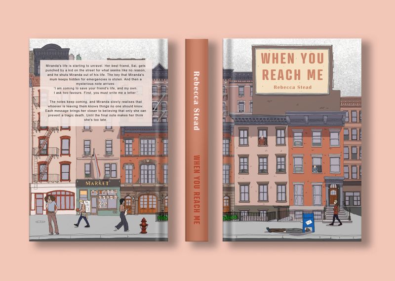 Book cover_"When you reach me", by Rebecca Stead by Marília Navickaite