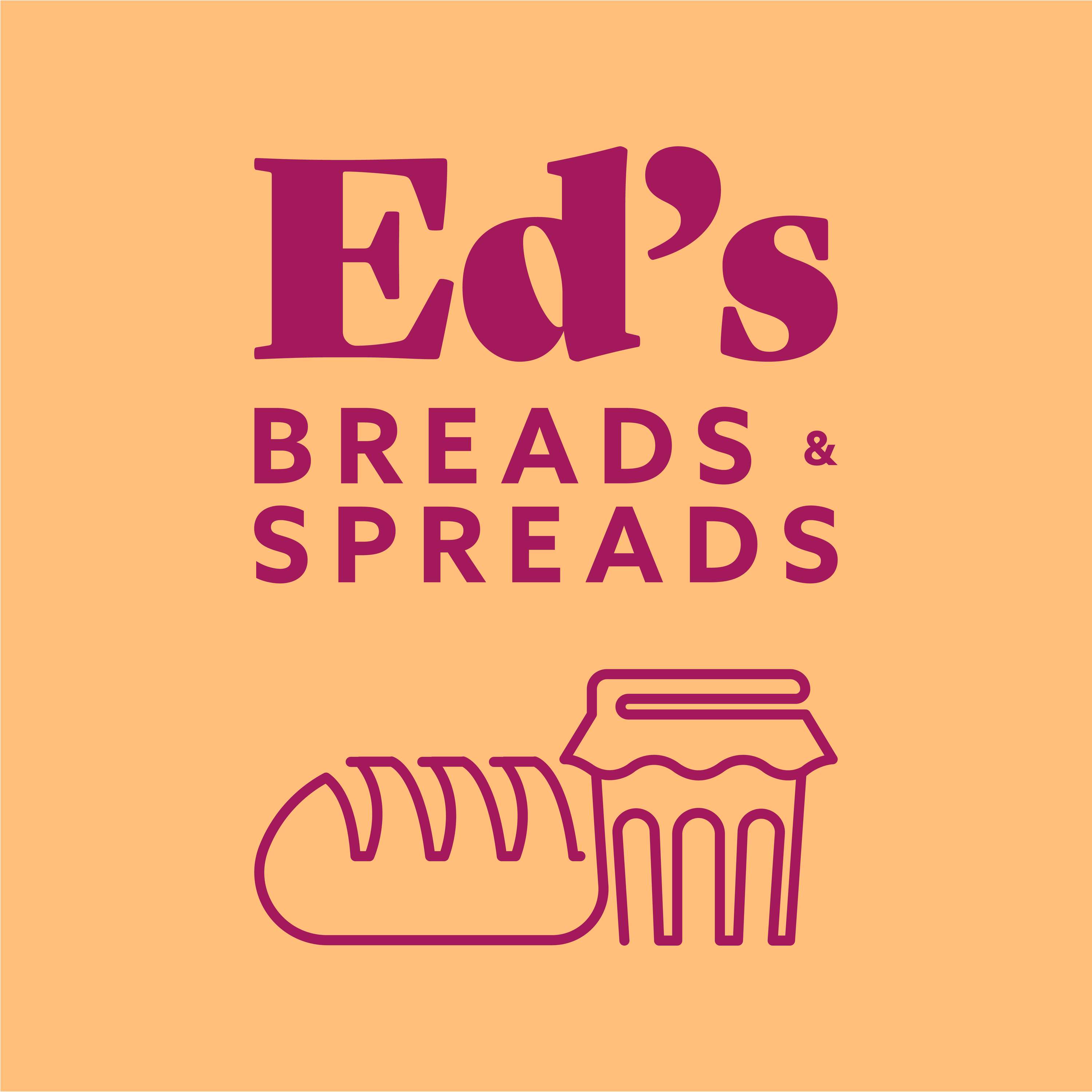 Ed's Breads & Spreads Logo and Animation by Hannah Adams