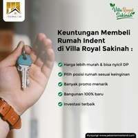 Perumahan 2 Lantai Termurah di Kota Depok dengan DP Hanya 5 Juta KPR Bank Syariah Free Biaya Tanpa Riba logo