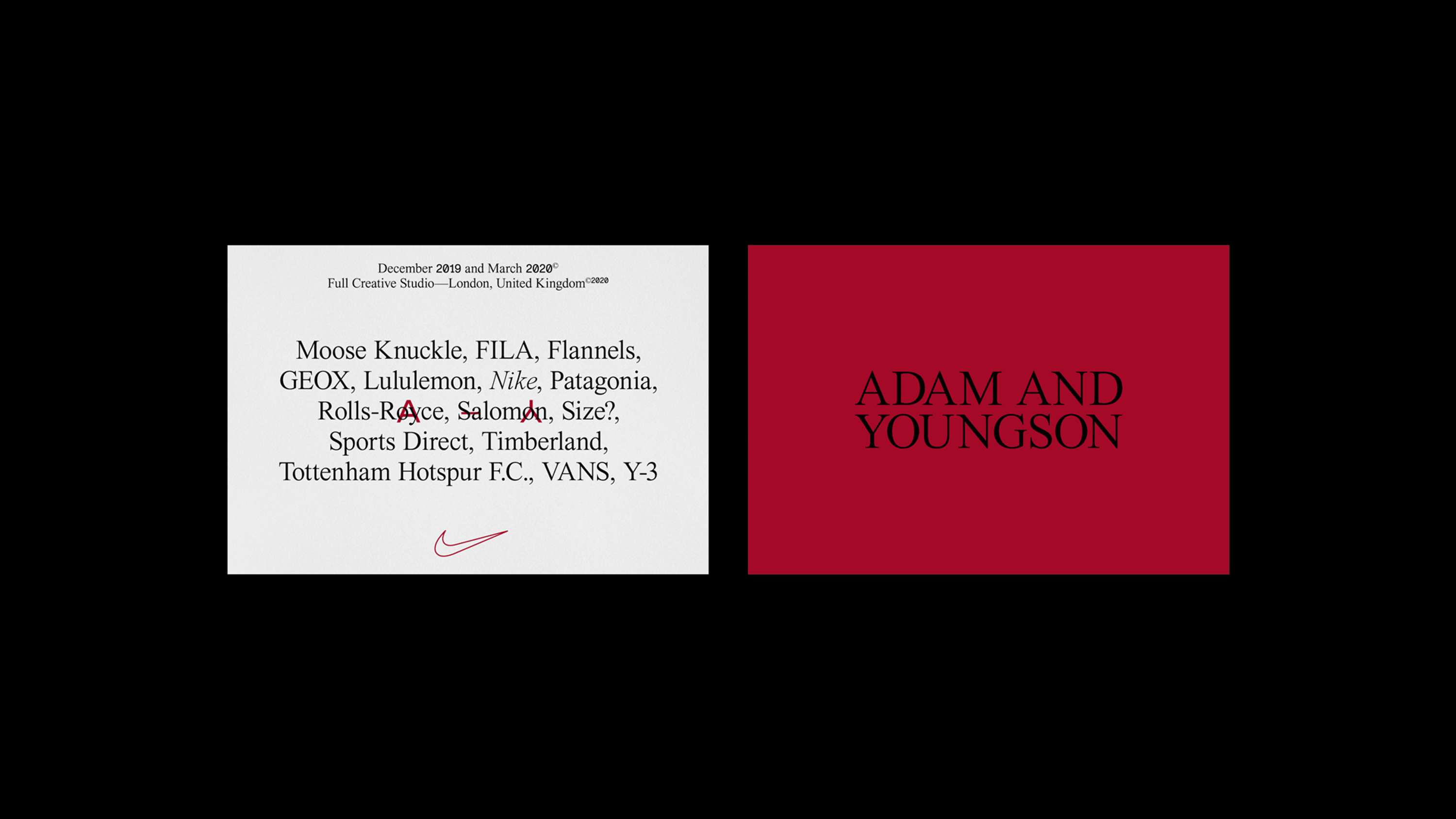 Adam and Youngson by Stuart Hall