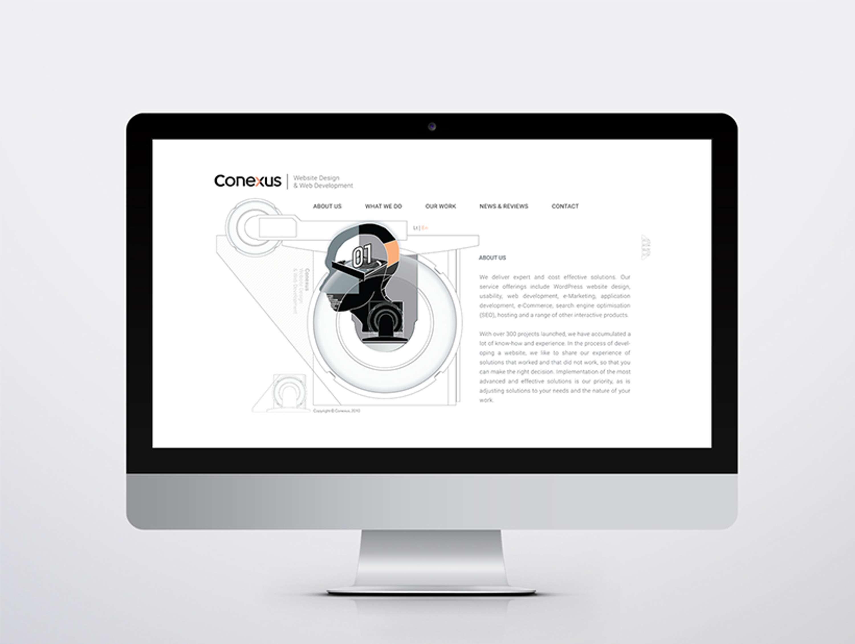 Conexus — Website Design by Domantas Martinkus