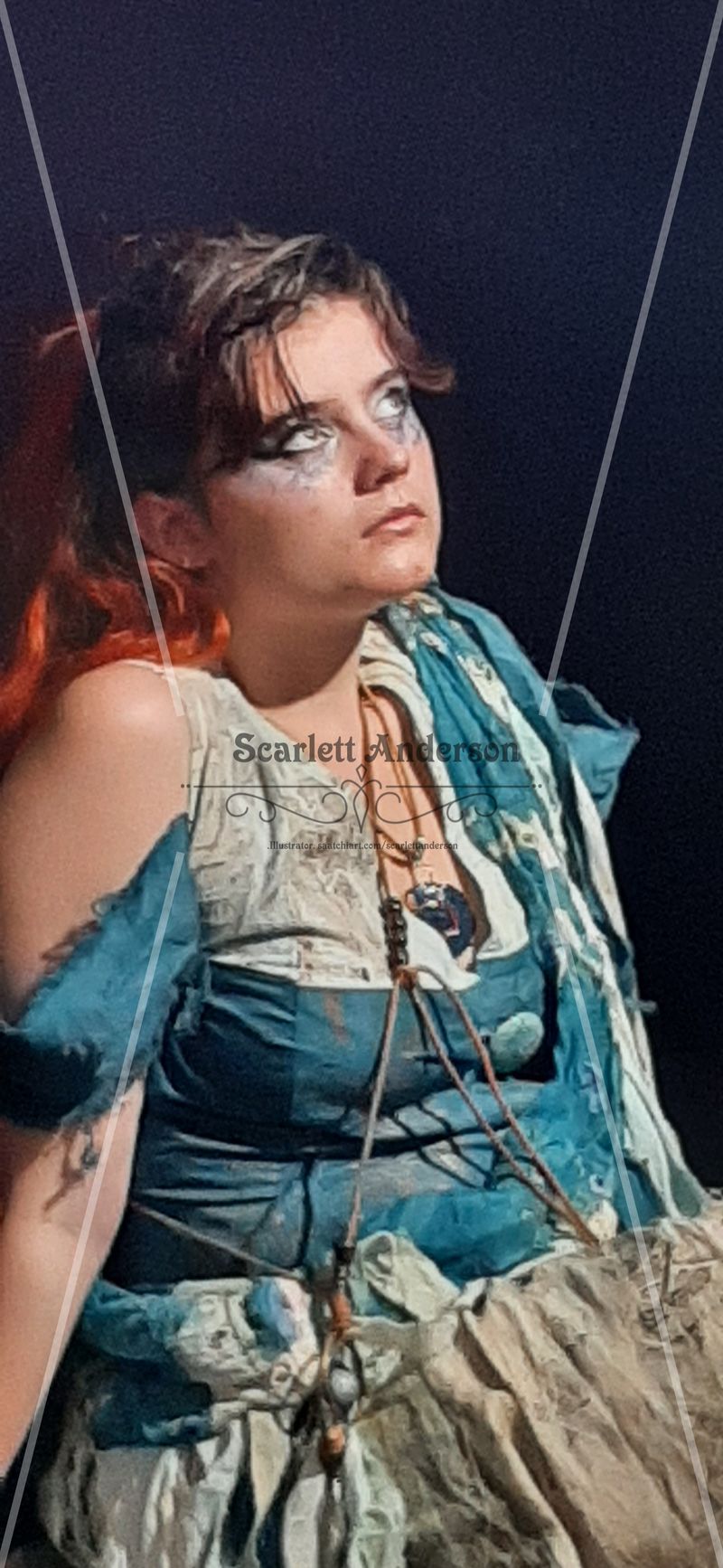 Miranda, from Shakespeare's the Tempest by Scarlett Anderson