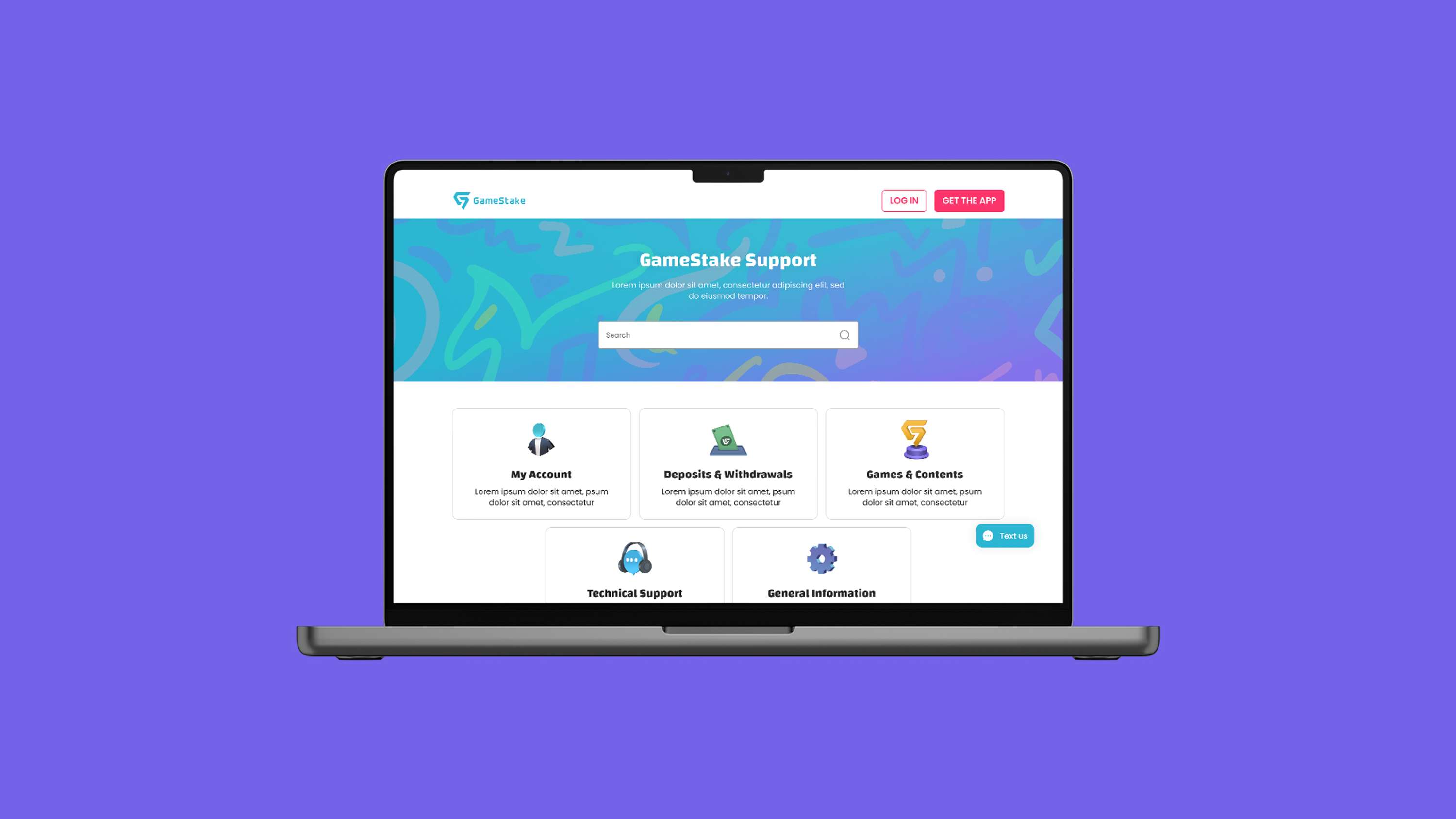 GameStake Website by Andrei Titus Alexa