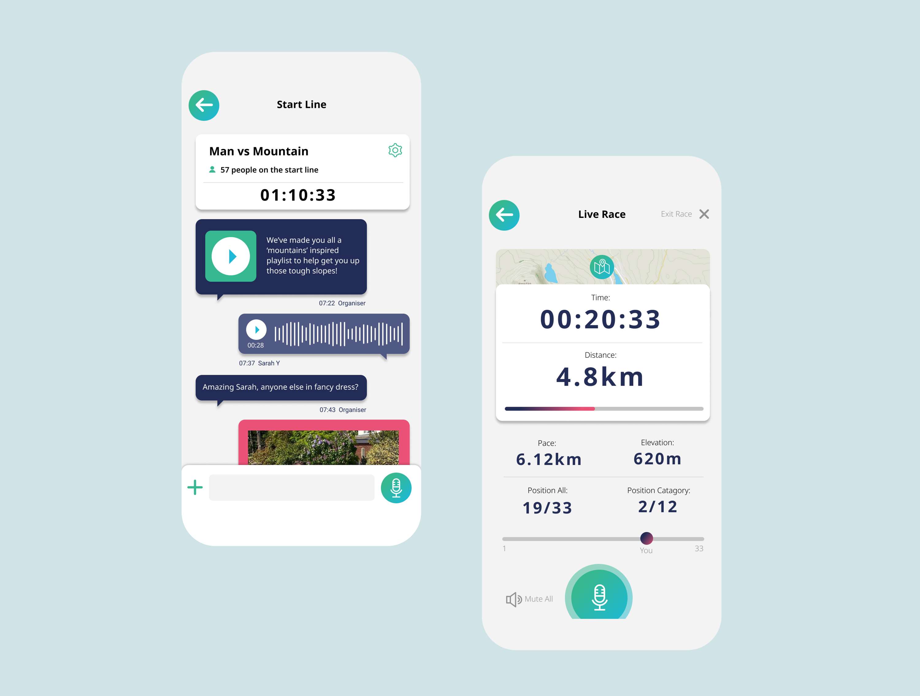 Teem Up App Design by Kim Farrall