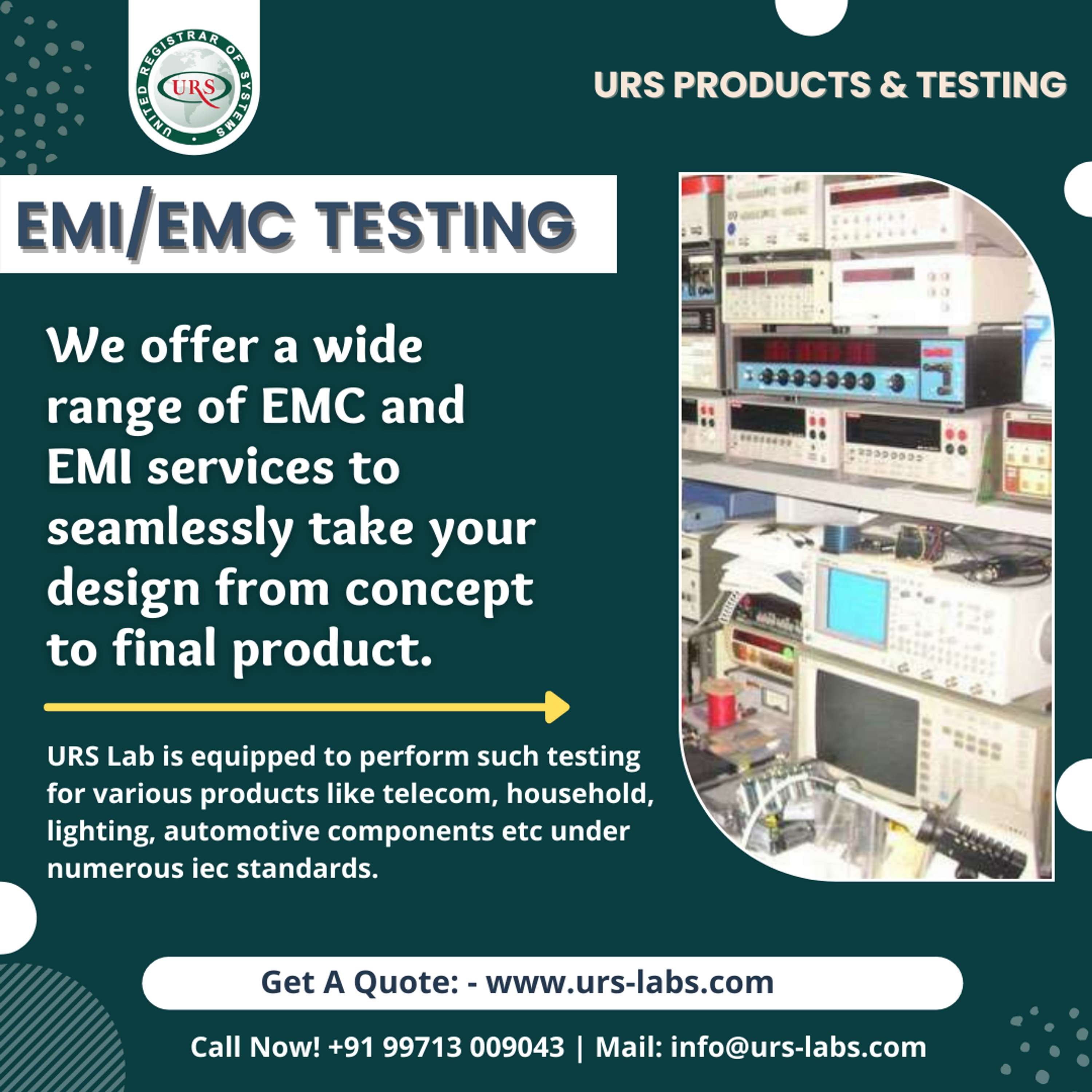 EMI/EMC Testing Services India by URS Labs