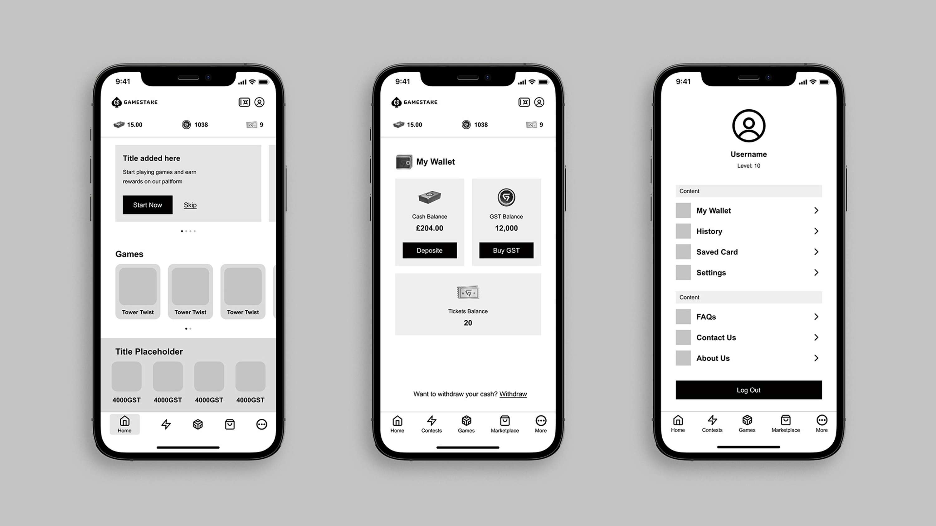 GameStake App by Andrei Titus Alexa