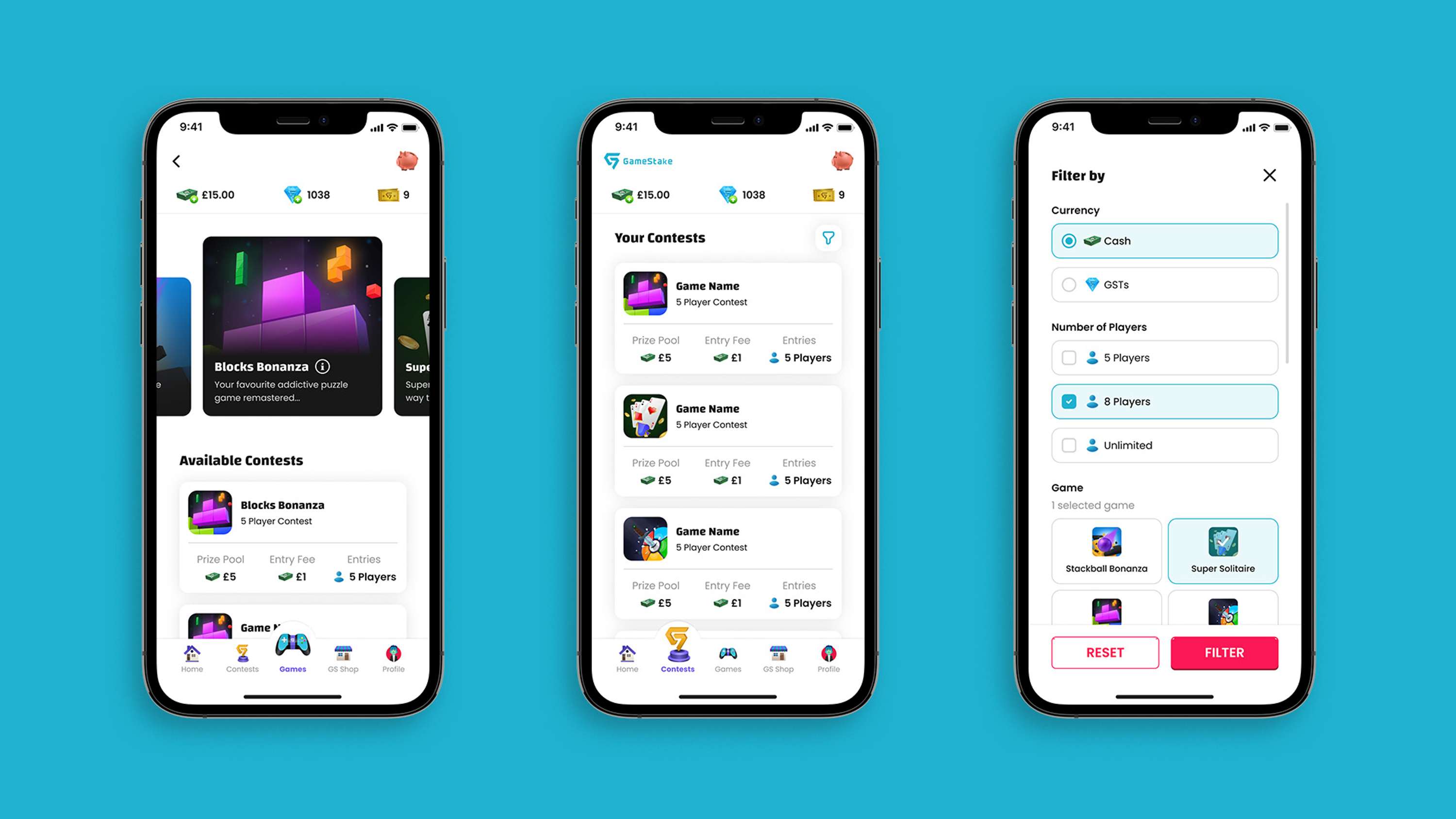 GameStake App by Andrei Titus Alexa