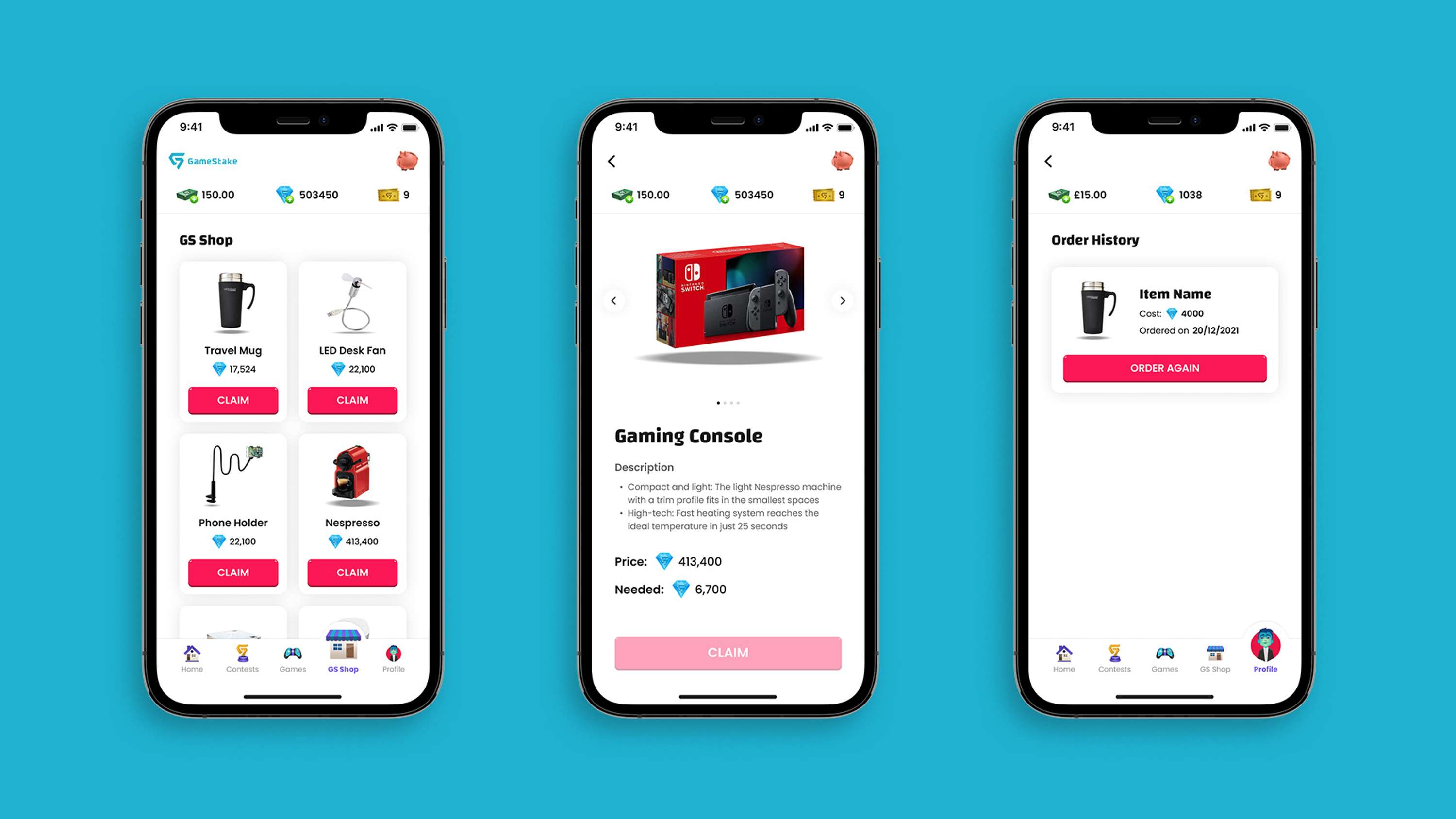 GameStake App by Andrei Titus Alexa