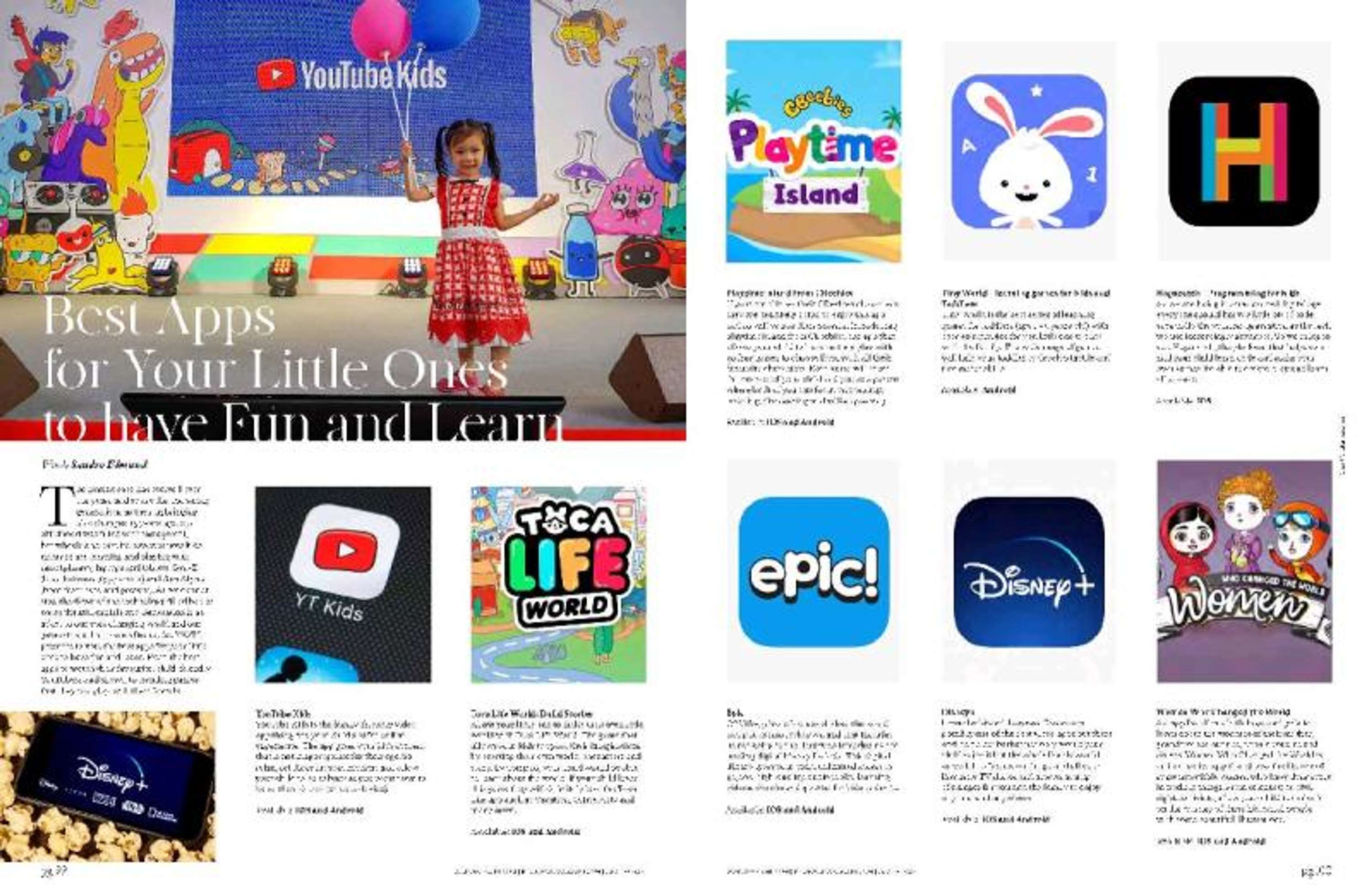 Best Apps for Your Little Ones to have Fun and Learn by Sandra Edmund