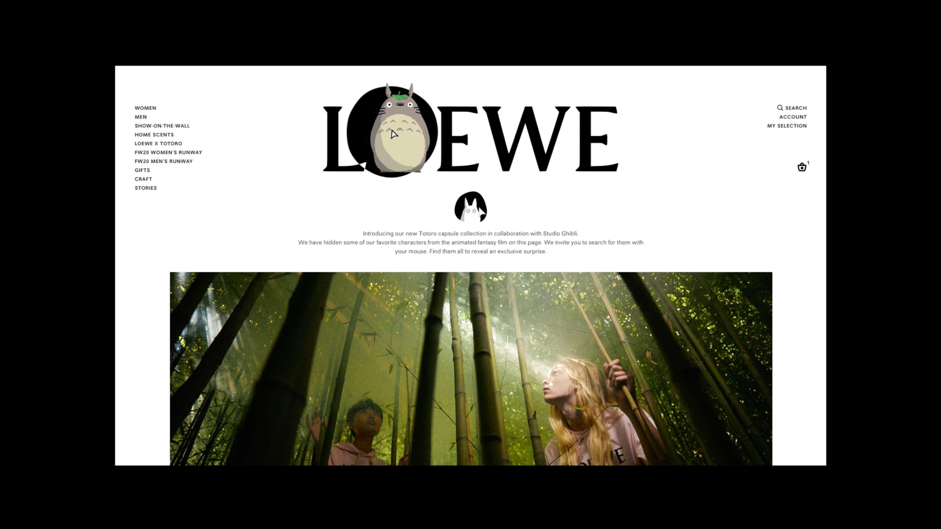 Madly in Loewe with Ghibli by AKQA