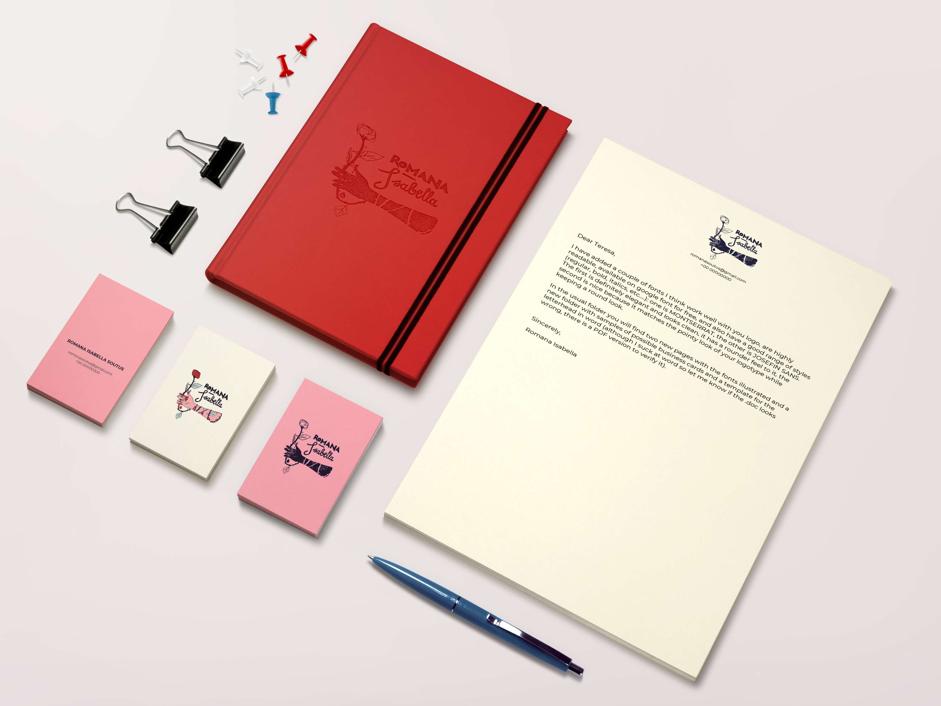 Romana Soutus Branding Project by Paola Pagano