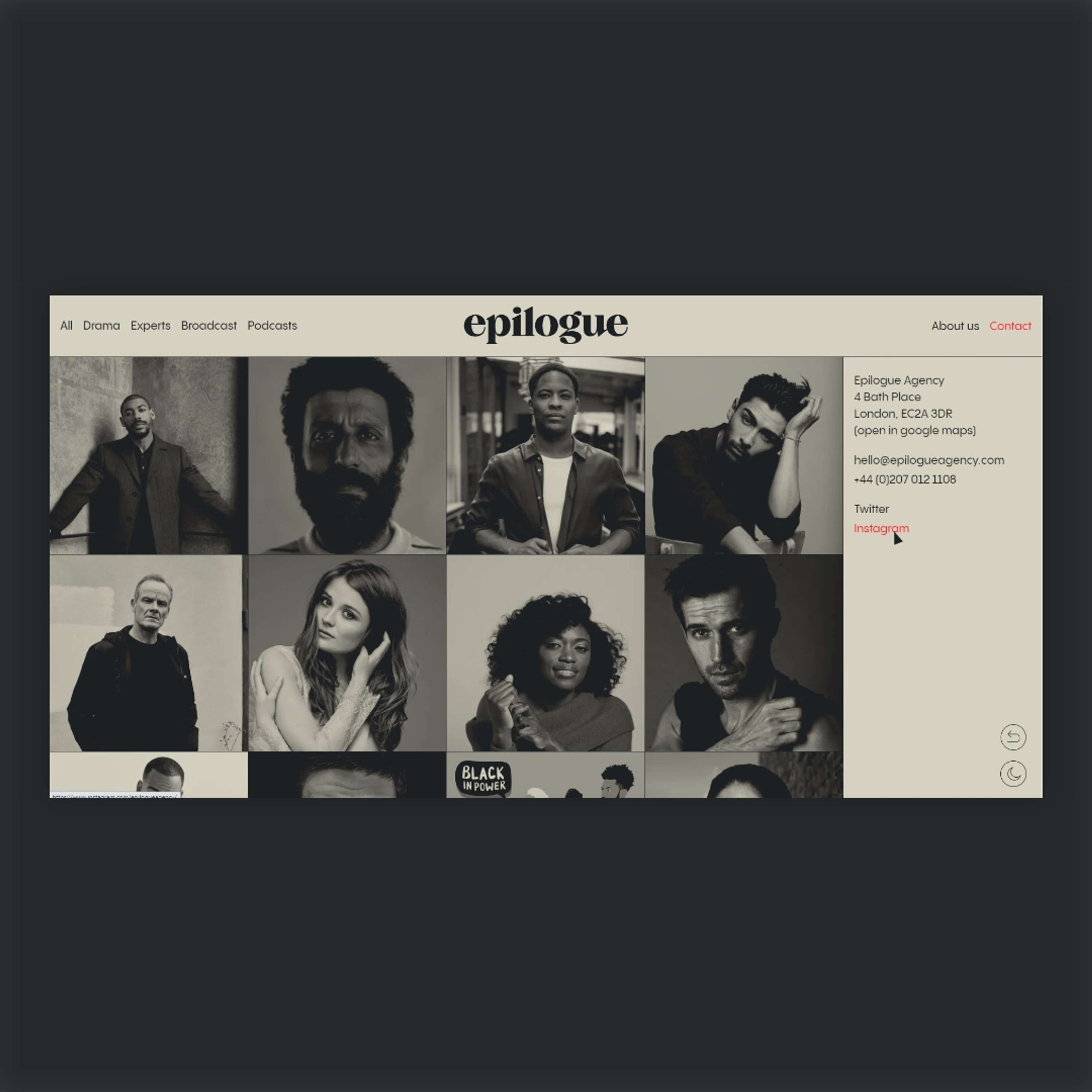 epilogueagency.com by Jess Adkins