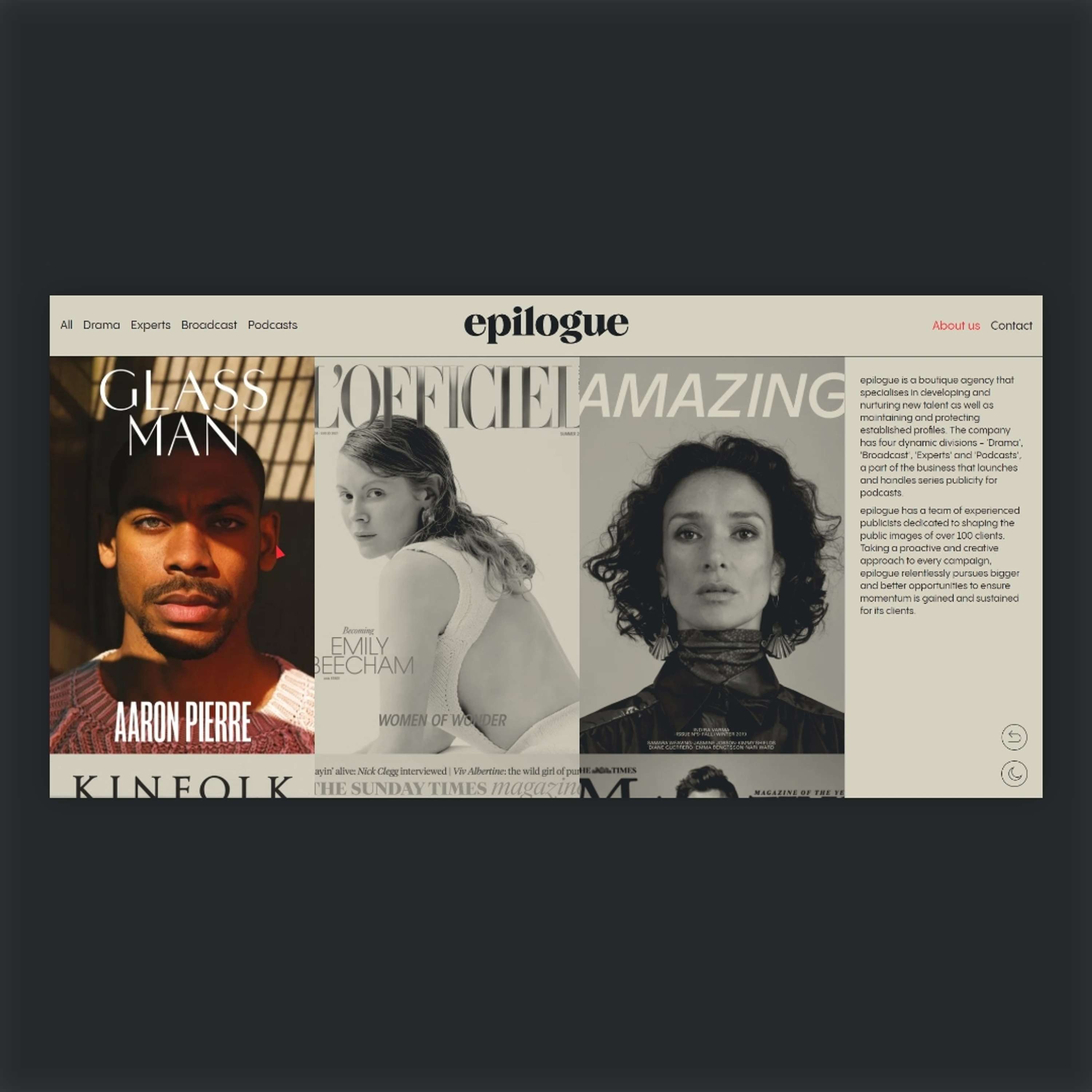epilogueagency.com by Jess Adkins