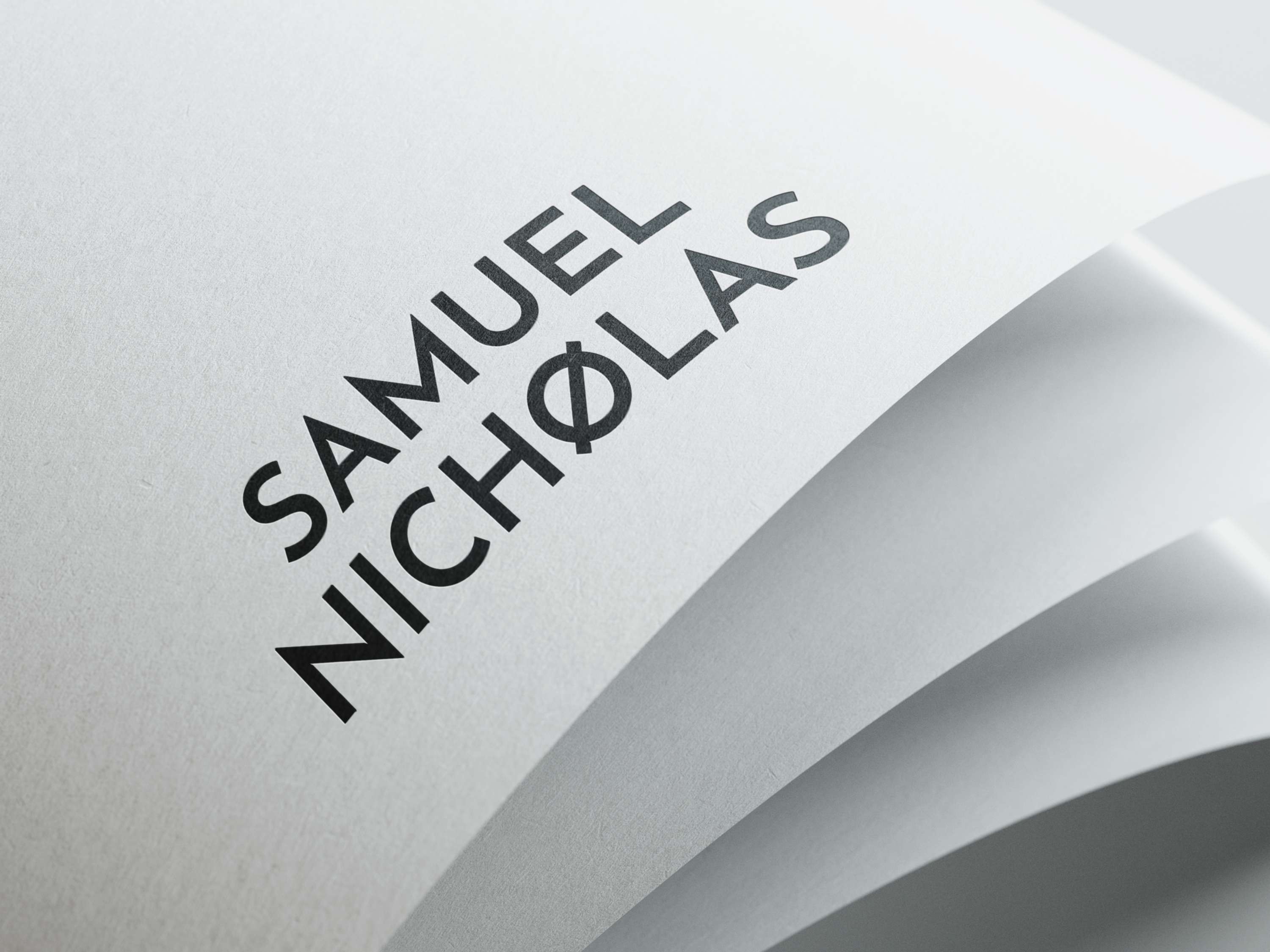 SAMUEL NICHØLAS by UNFOUND STUDIO