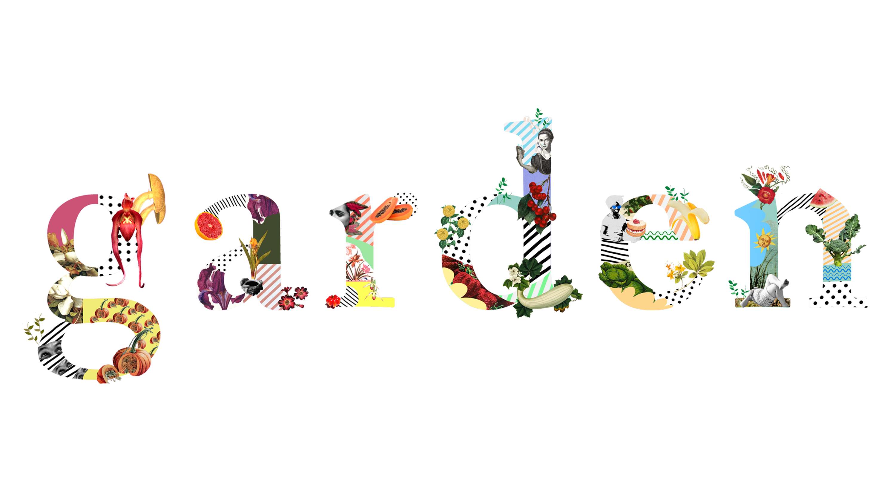 Collaged Typography by flavia felipe