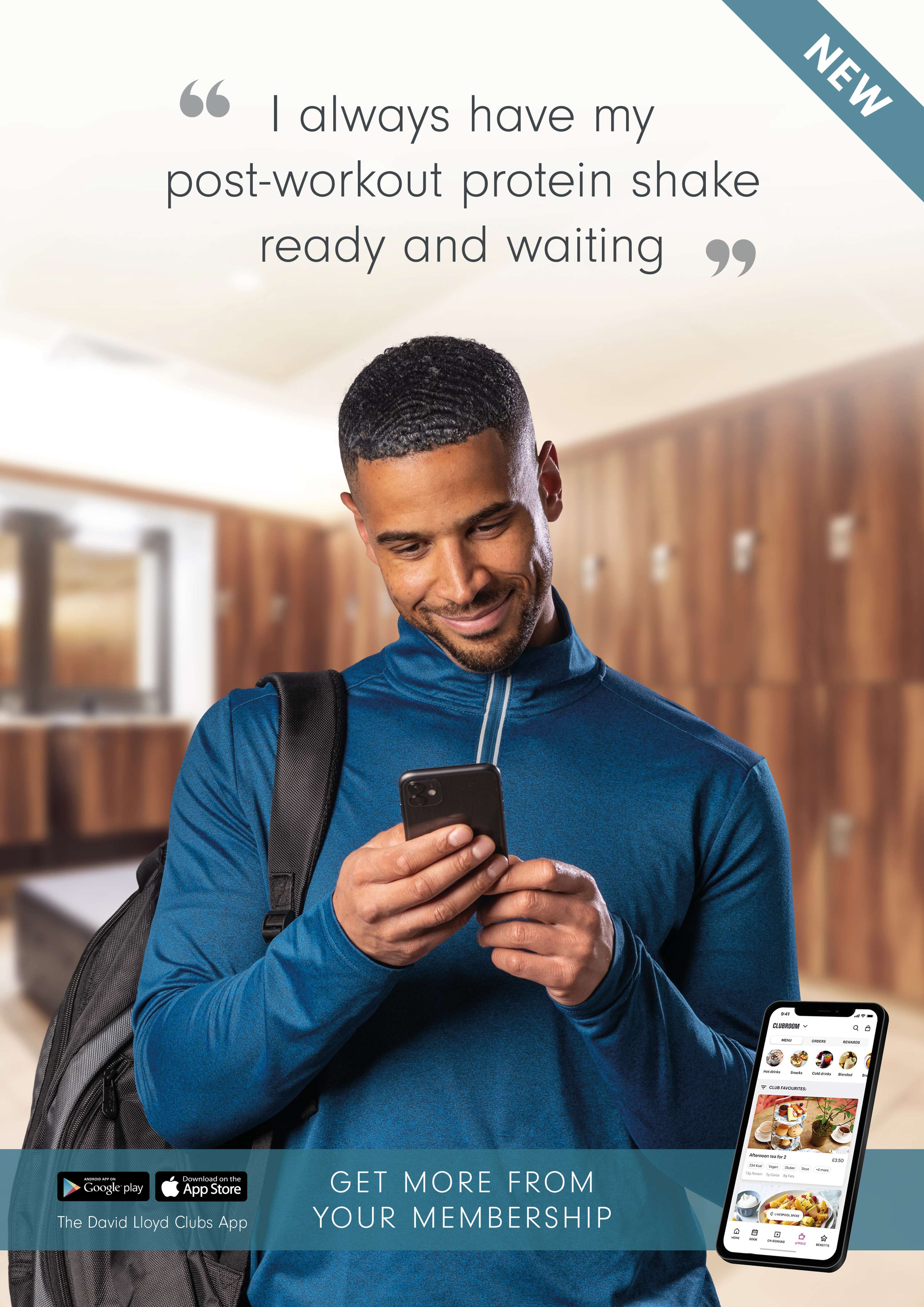 David Lloyd app - photography by Jérôme Favre