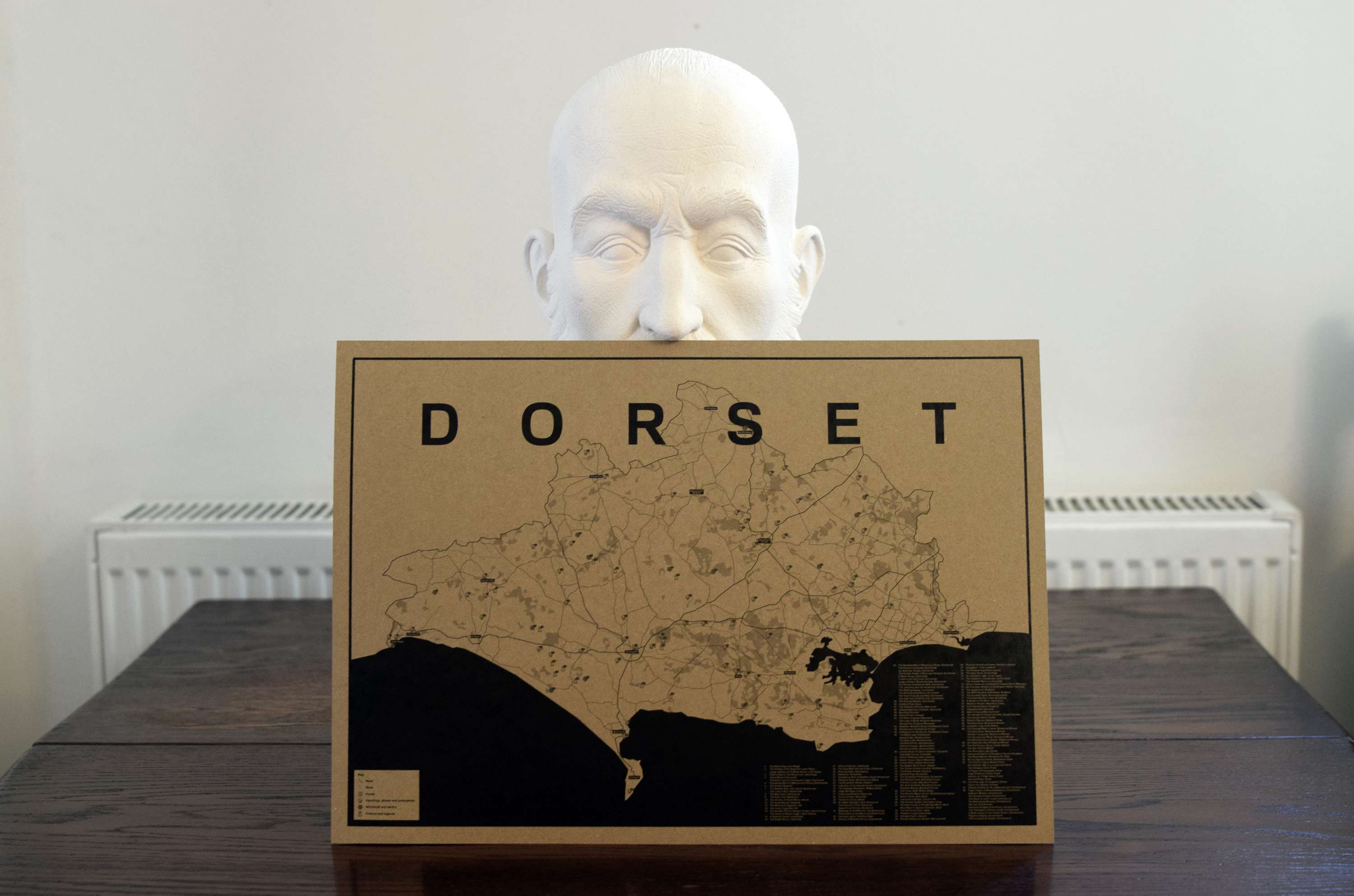 The Dorset Ghost Map by Joseph Russell