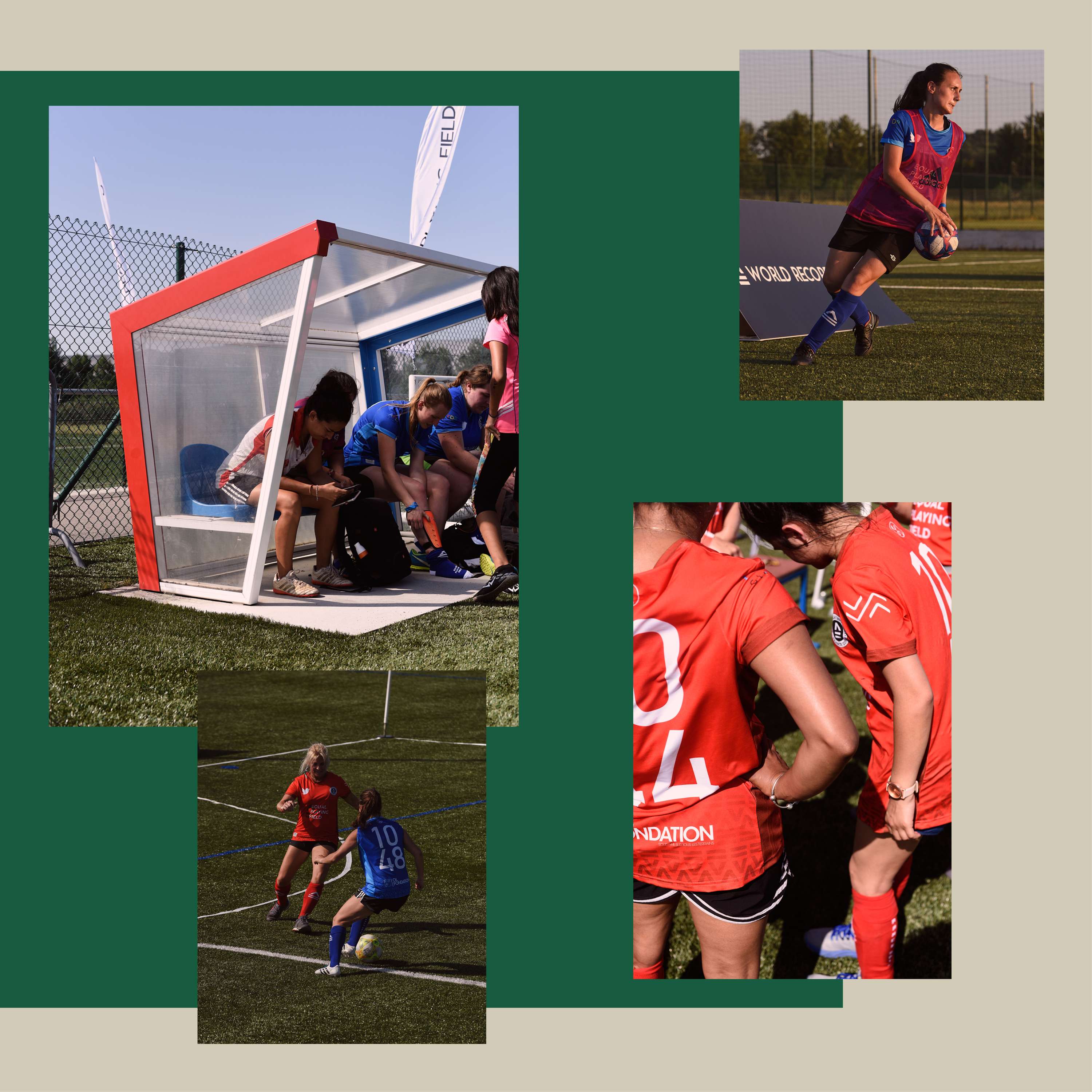 Equal Playing Field X Adidas X Riposte by Sophie Kirk