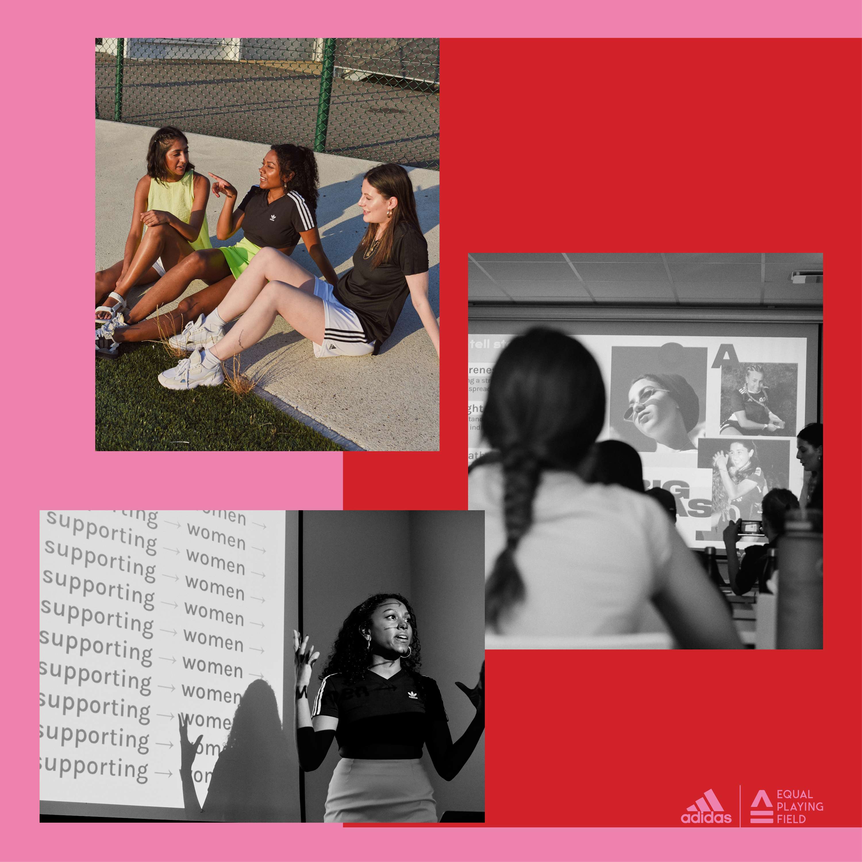 Equal Playing Field X Adidas X Riposte by Sophie Kirk