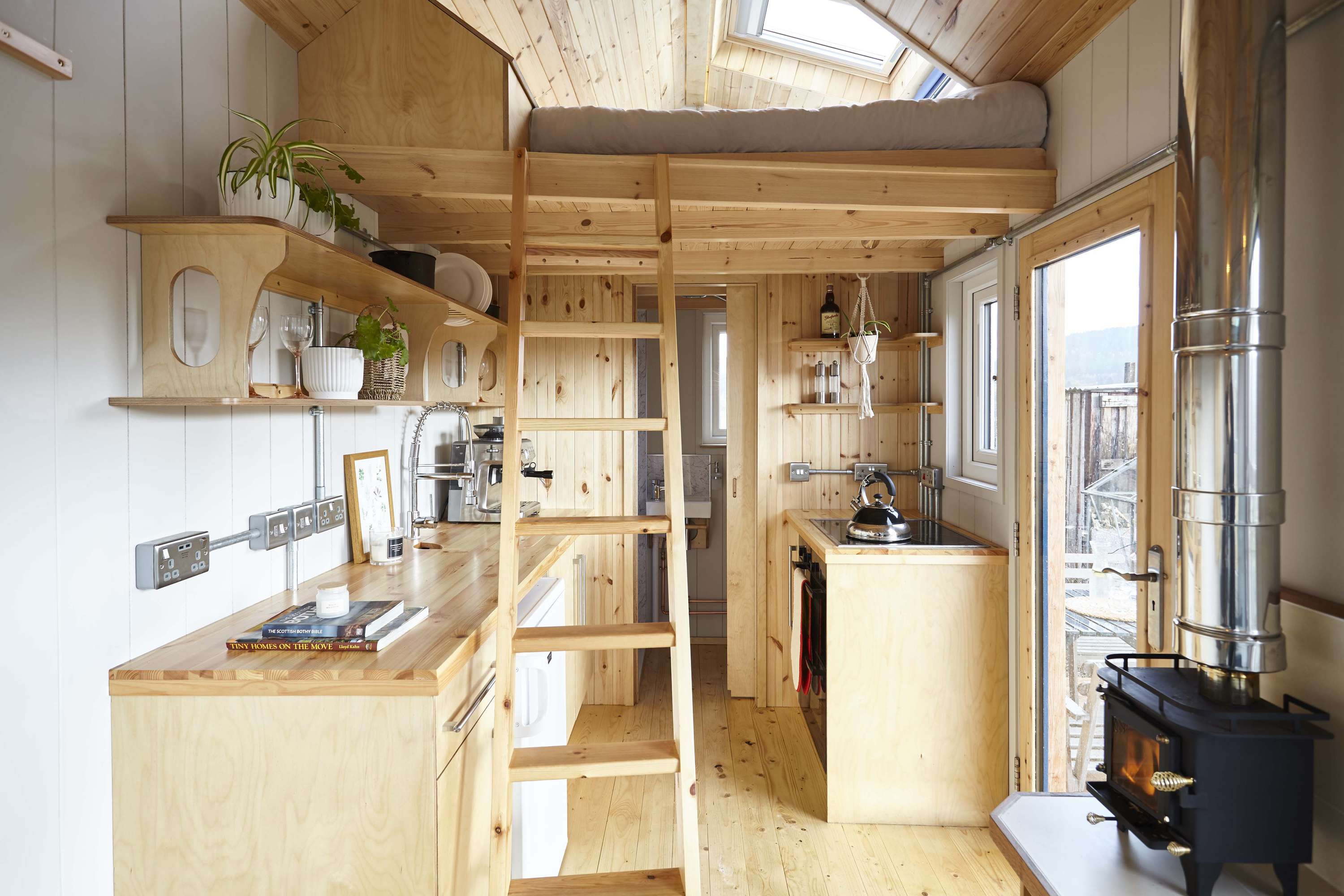 Tiny House in the Scottish Highlands by AdesignStorie