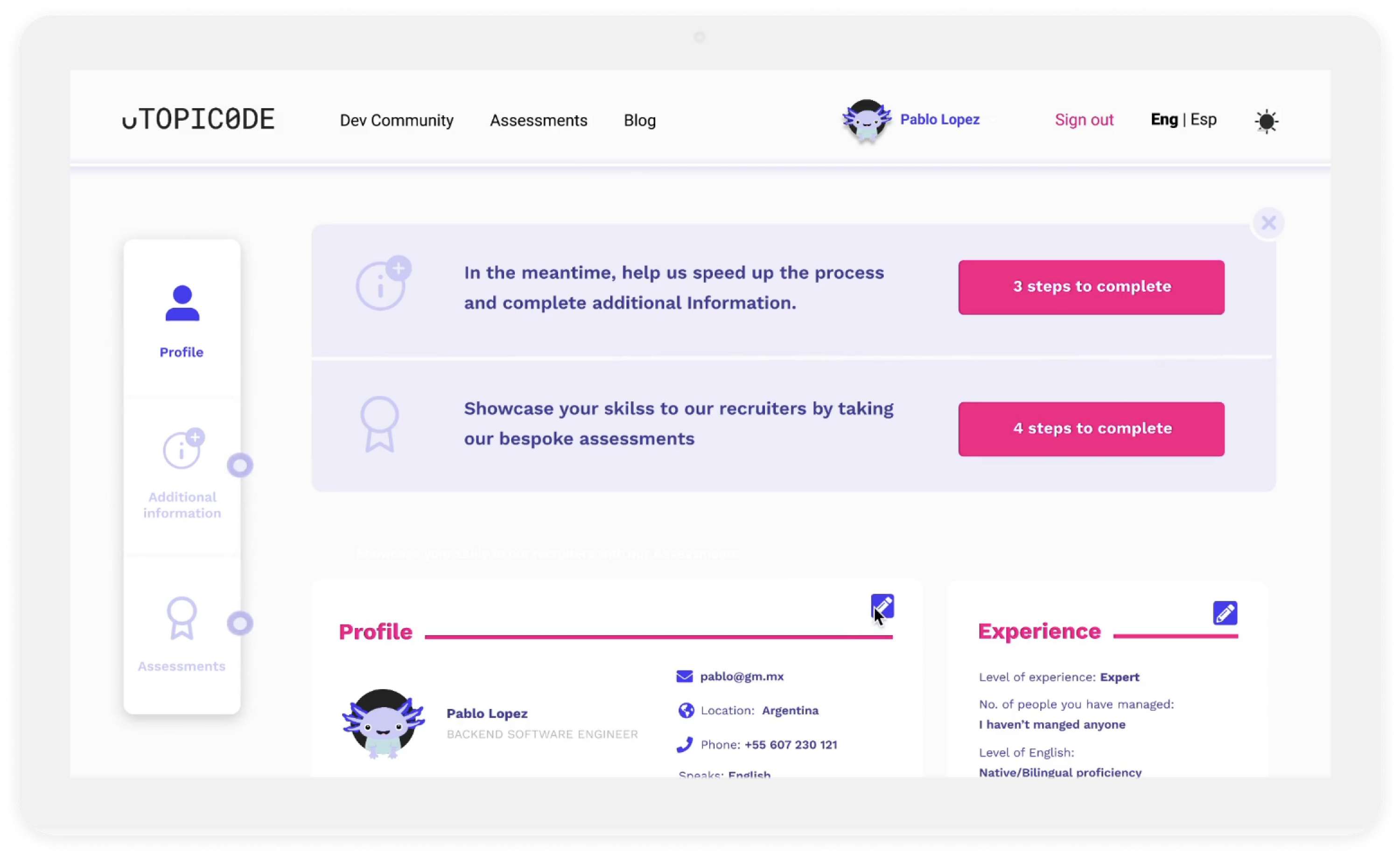 I improved the sign up process at Utopicode by Adam Wieclawski
