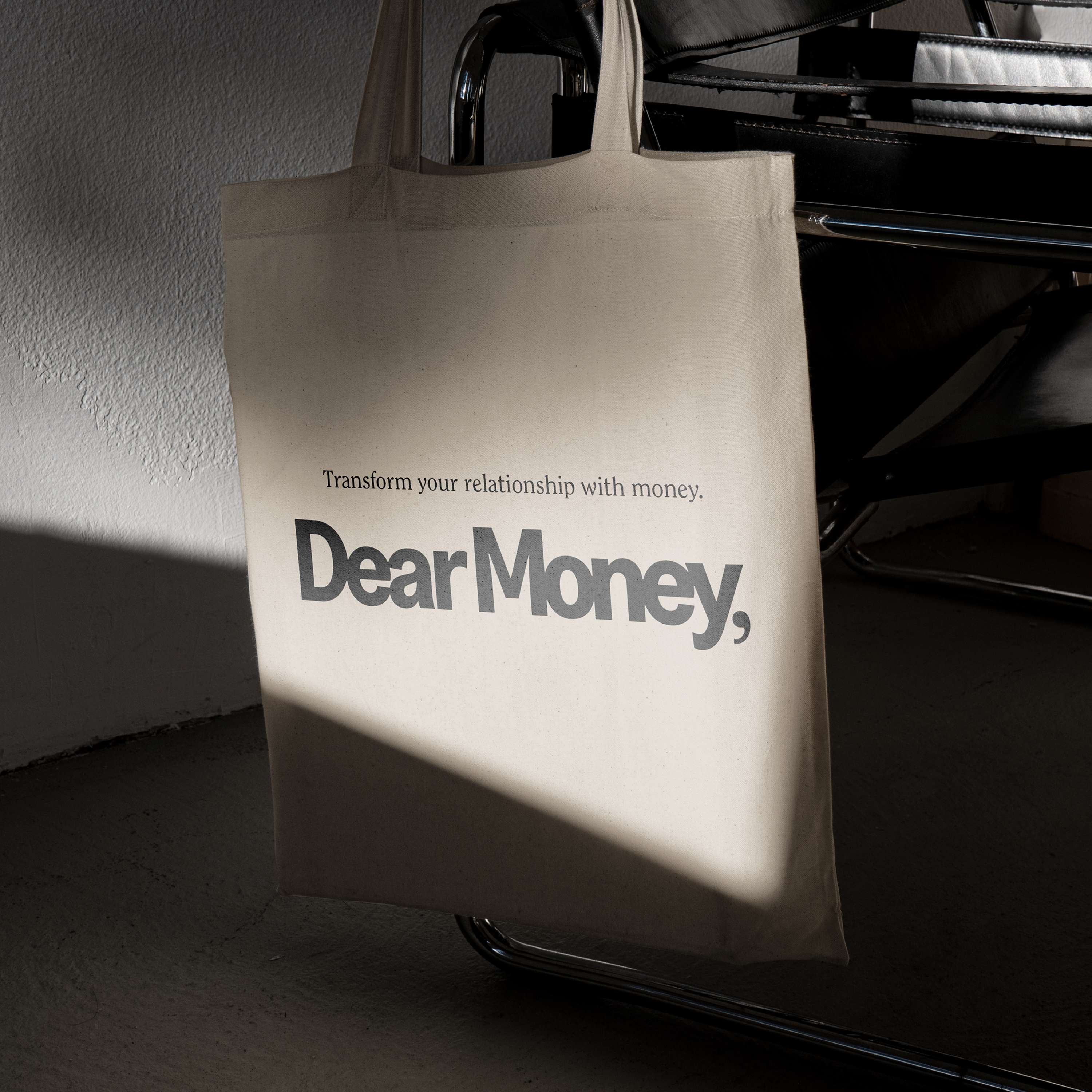 A name and visual identity for Dear Money by Studio Apm