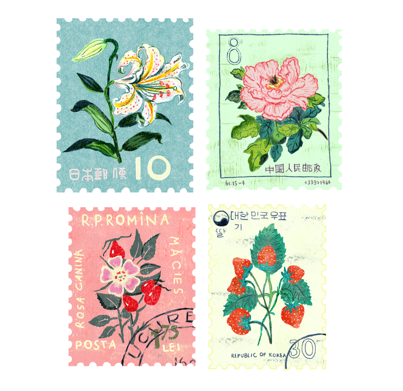 Stamp Collection by Danielle Dey