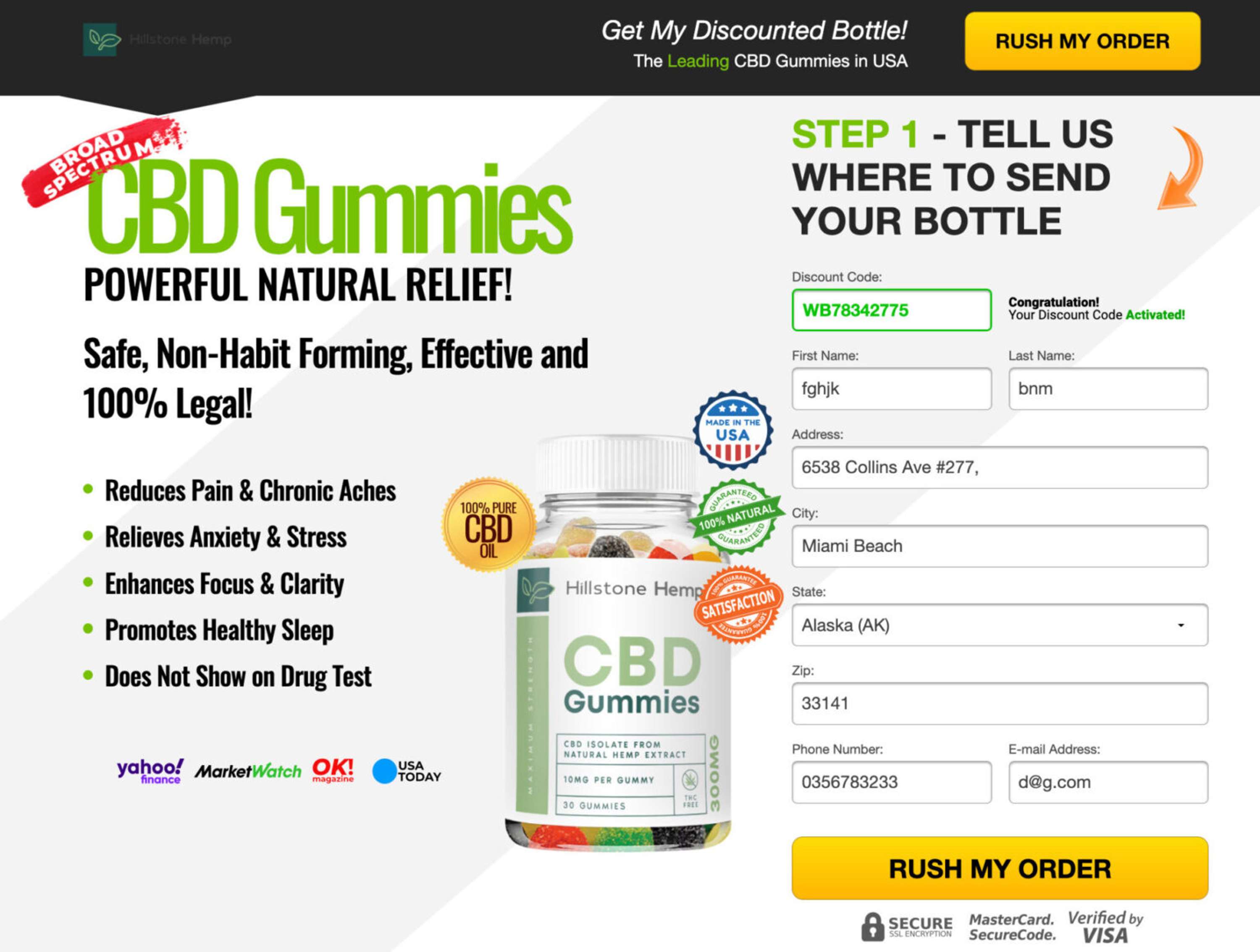 Hillstone Hemp CBD Gummies: Scam Or Legit, Reduced All Chronic Pain & Where To Buy? by Hillstone Hemp CBD Gummies