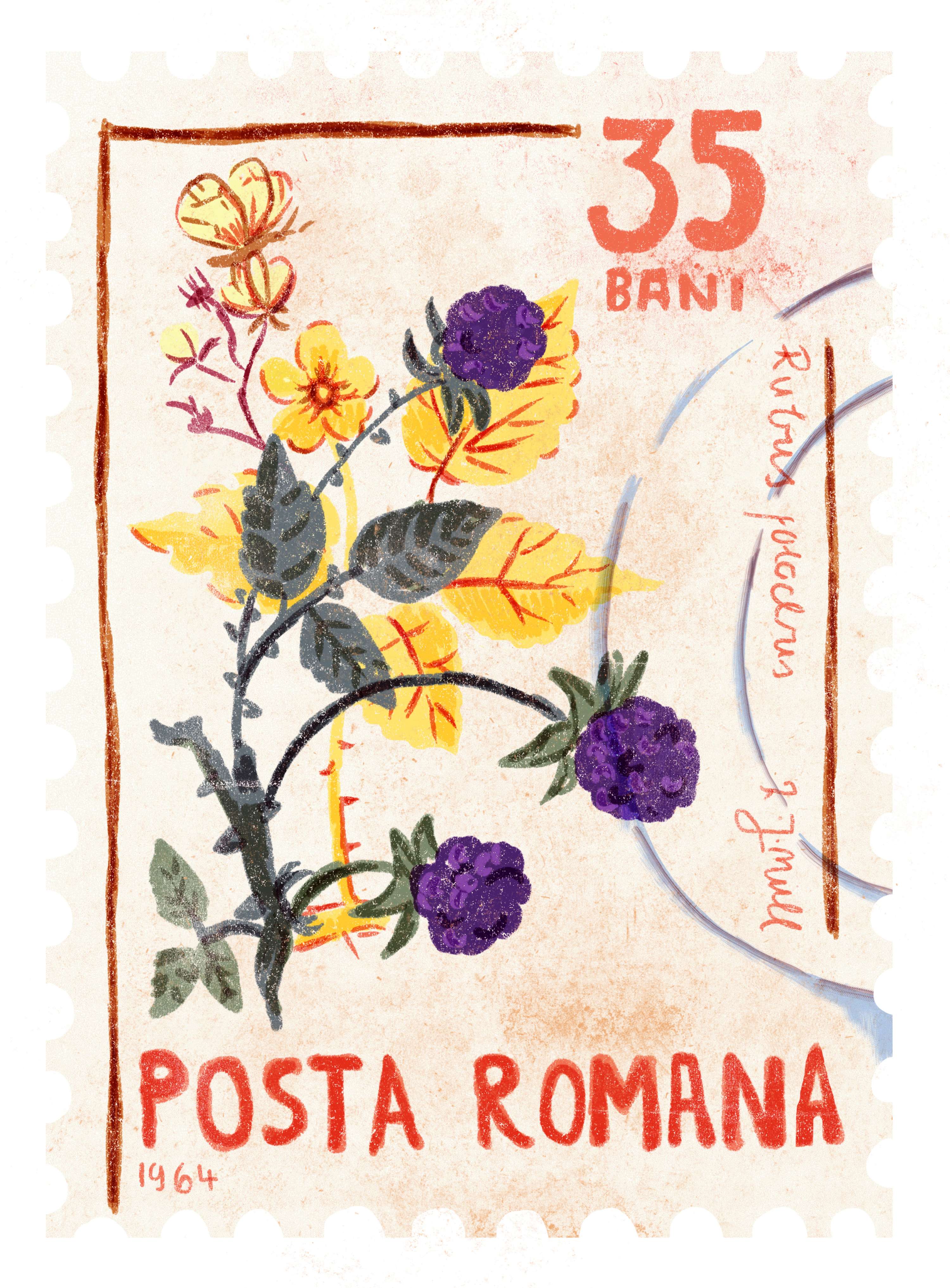 Stamp collection by Danielle Dey