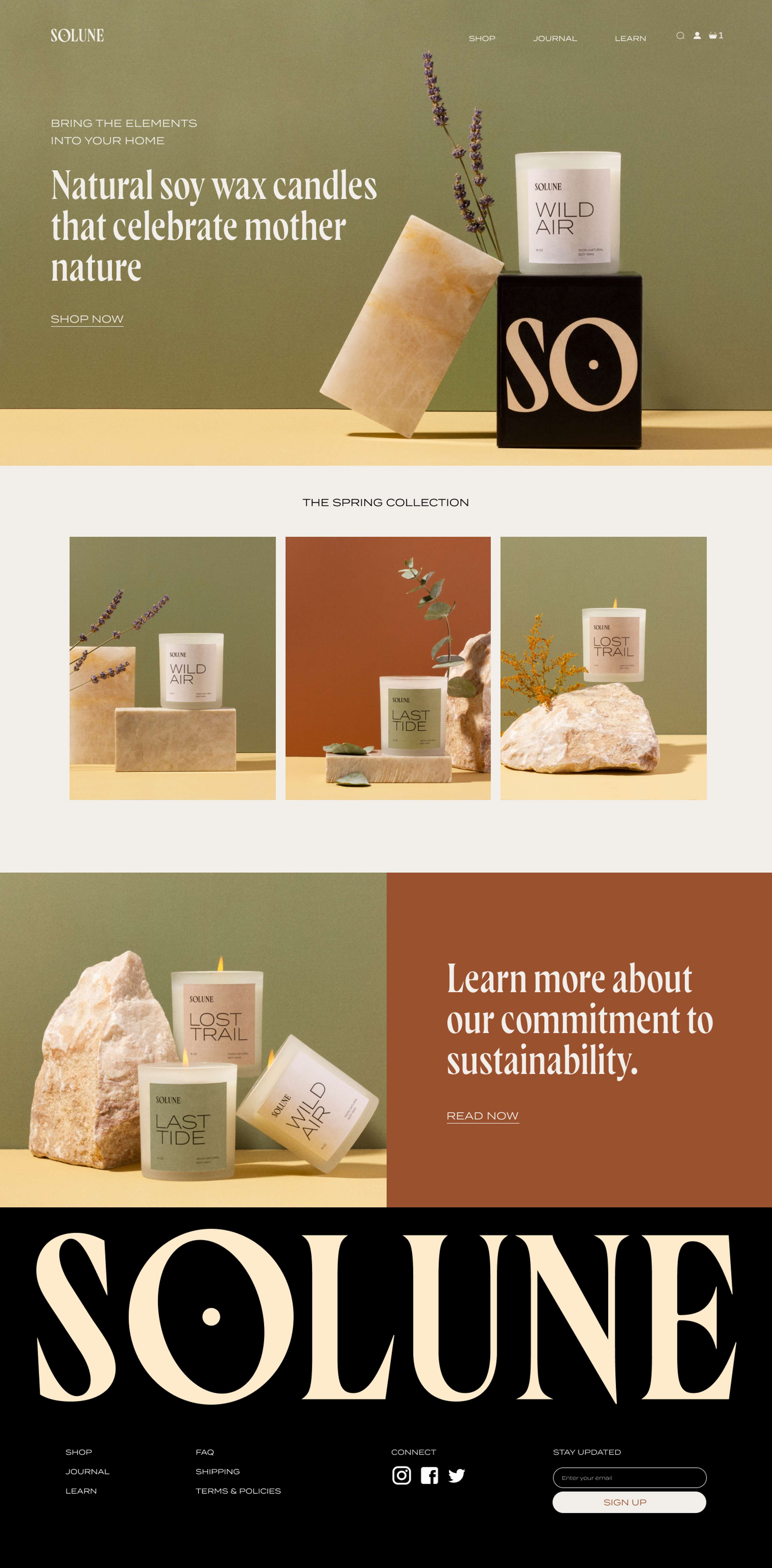 Solune Candles by maud passini