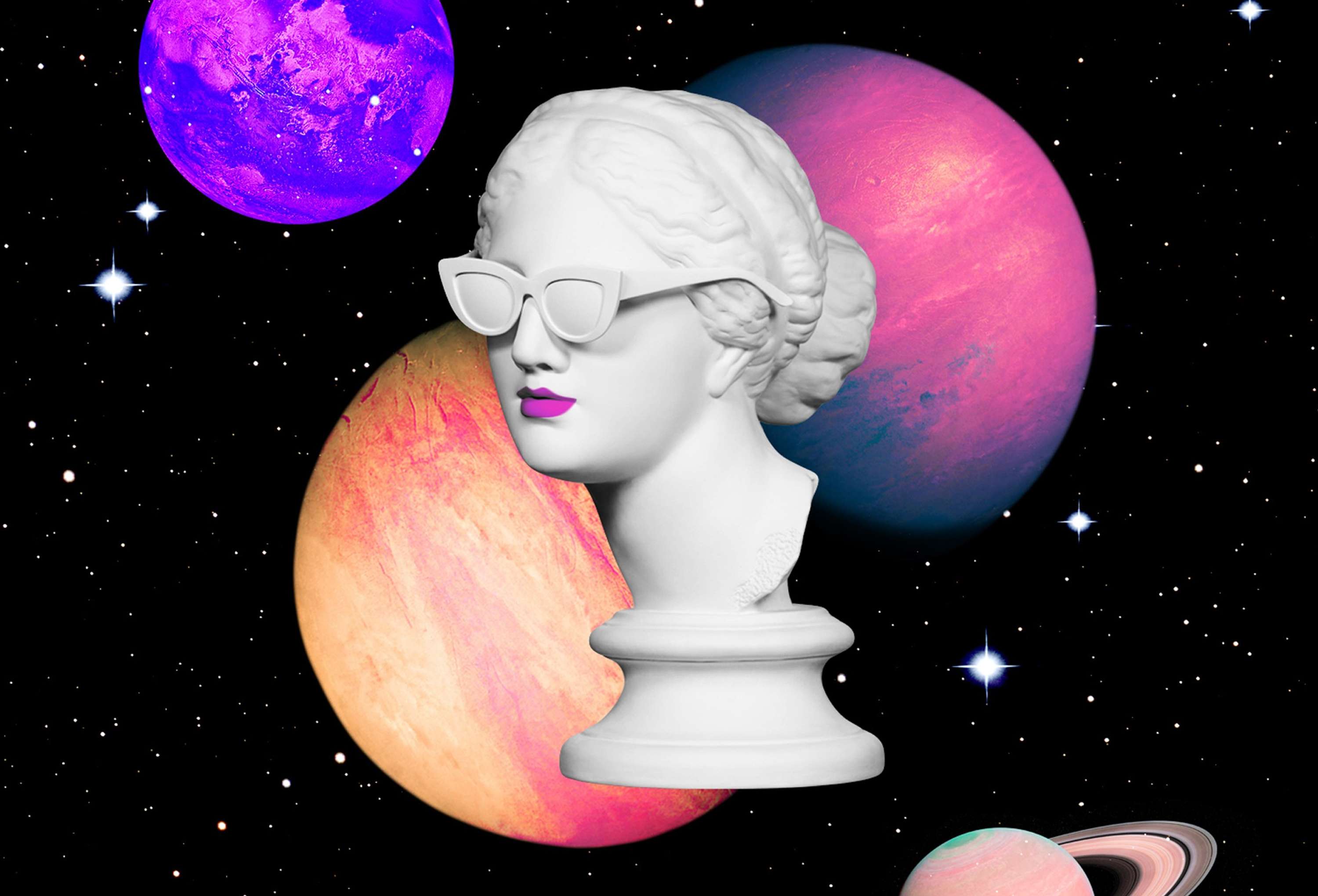 Editorial collages by Ana Davila