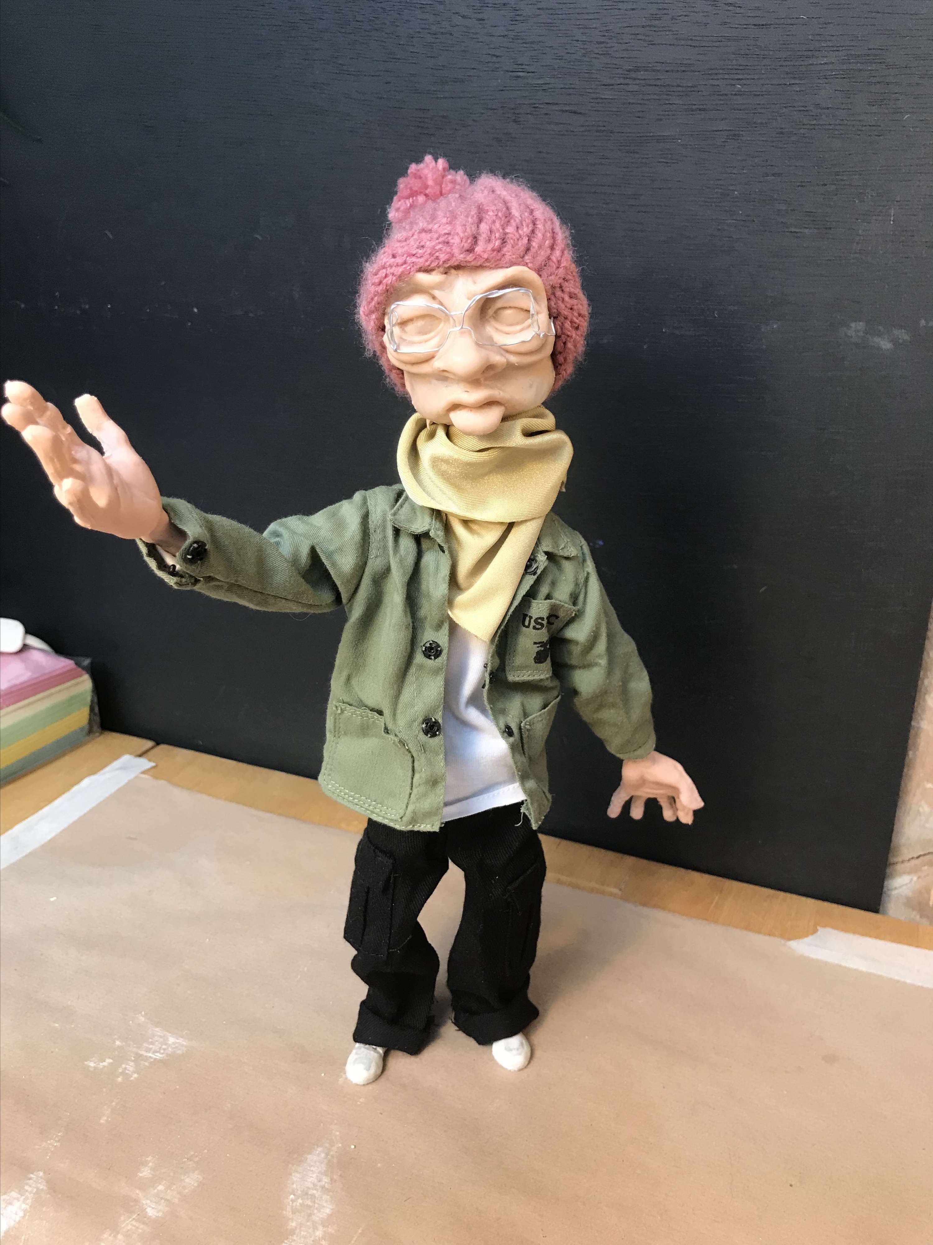 Armature puppet for stop motion by Leks Graff