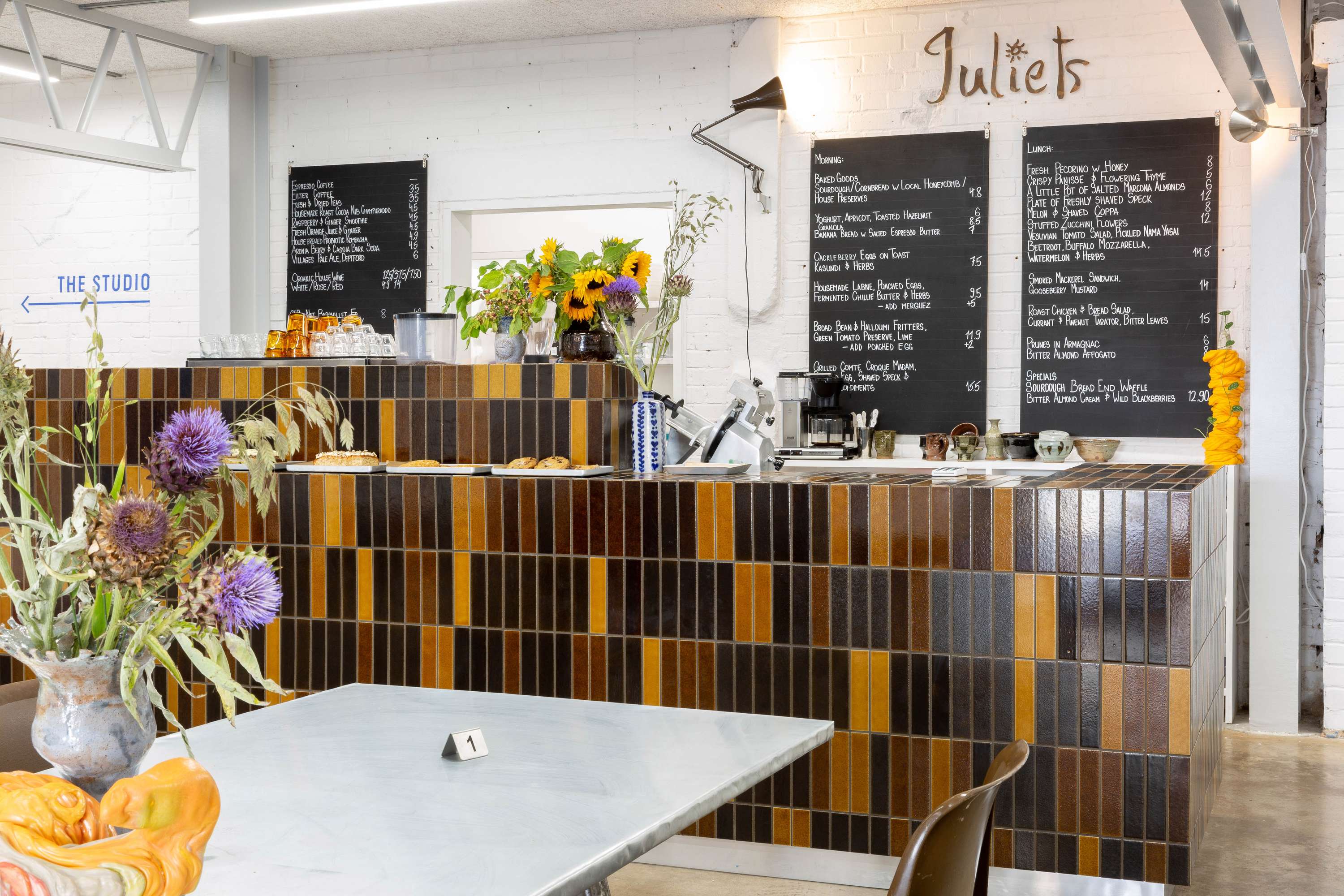 Juliets Cafe & Bar at Studio Voltaire by Nikolas Dost