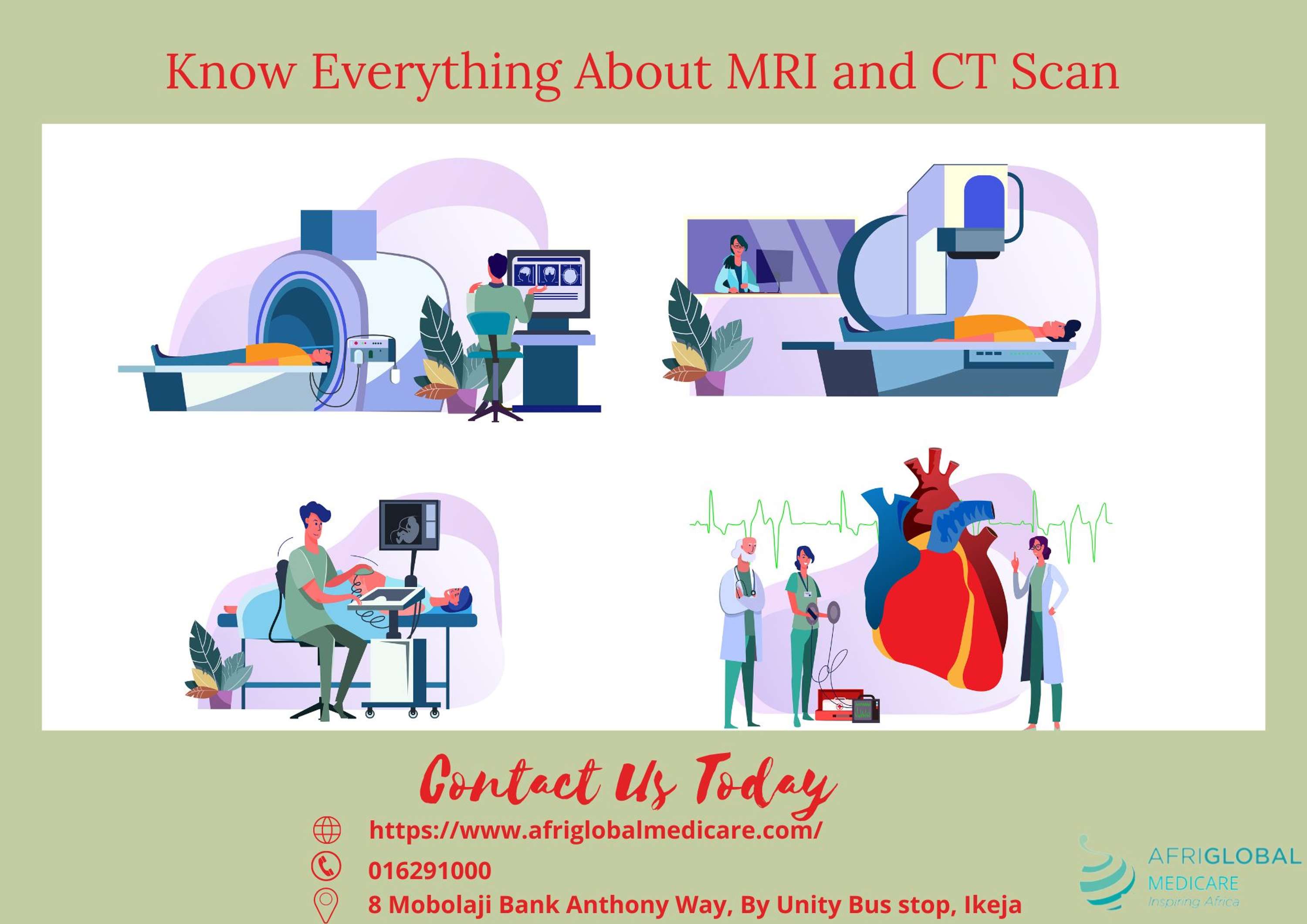 Difference Between MRI and CT Scan by Afriglobal Medicare
