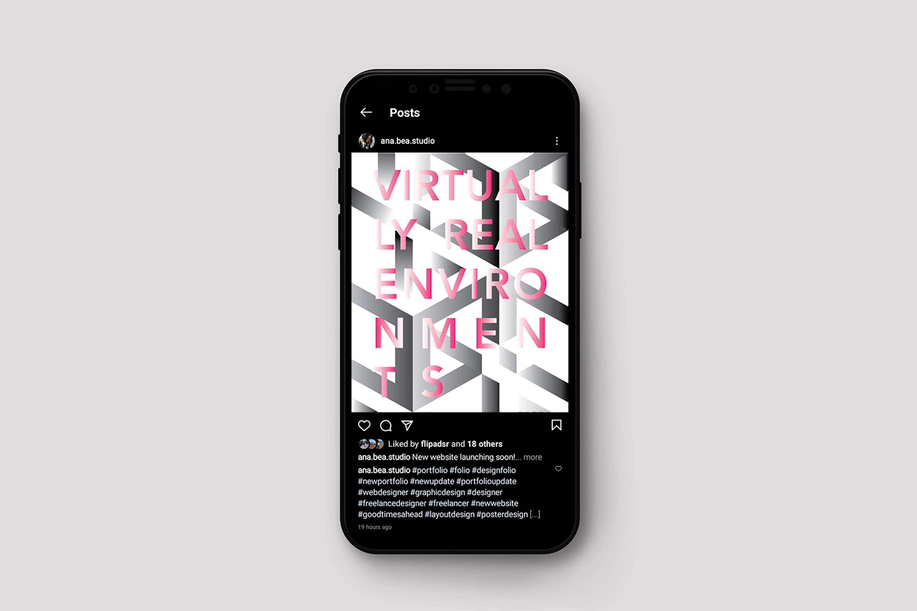 Virtually Real Environments – Event campaign design for London’s renowned art gallery by Ana Beatriz Fernandes