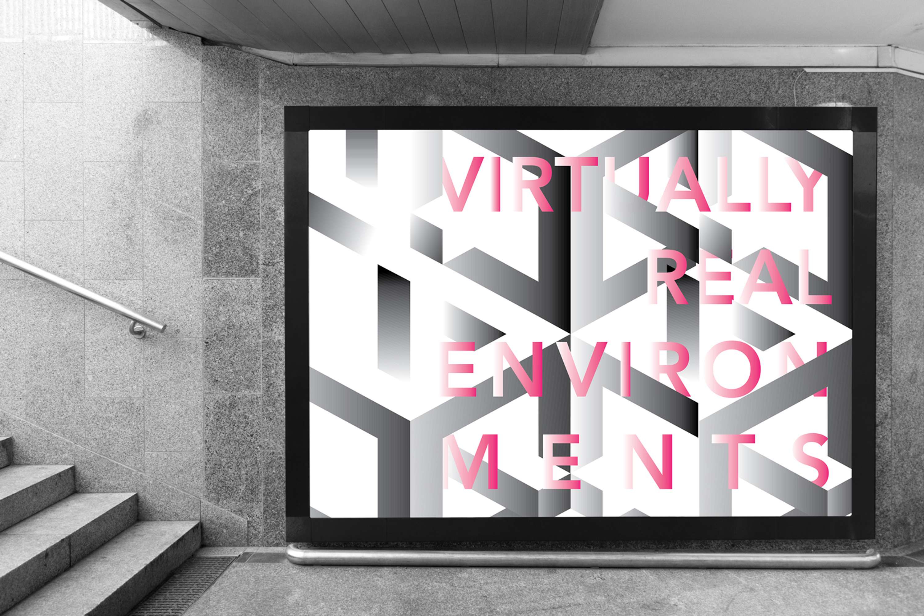 Virtually Real Environments – Event campaign design for London’s renowned art gallery by Ana Beatriz Fernandes