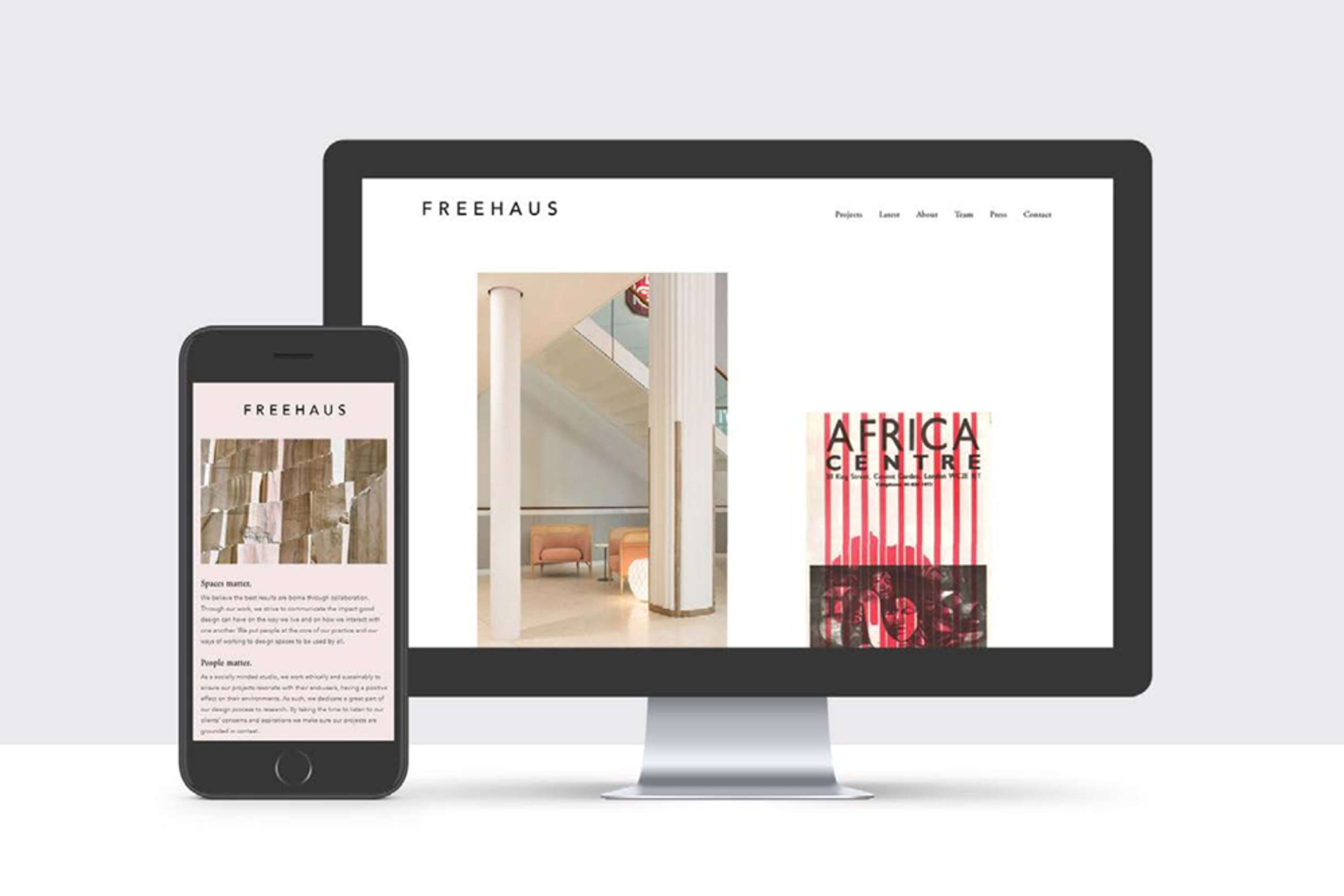 Freehaus – Working closely with the client to rebrand an architecture studio by Ana Beatriz Fernandes