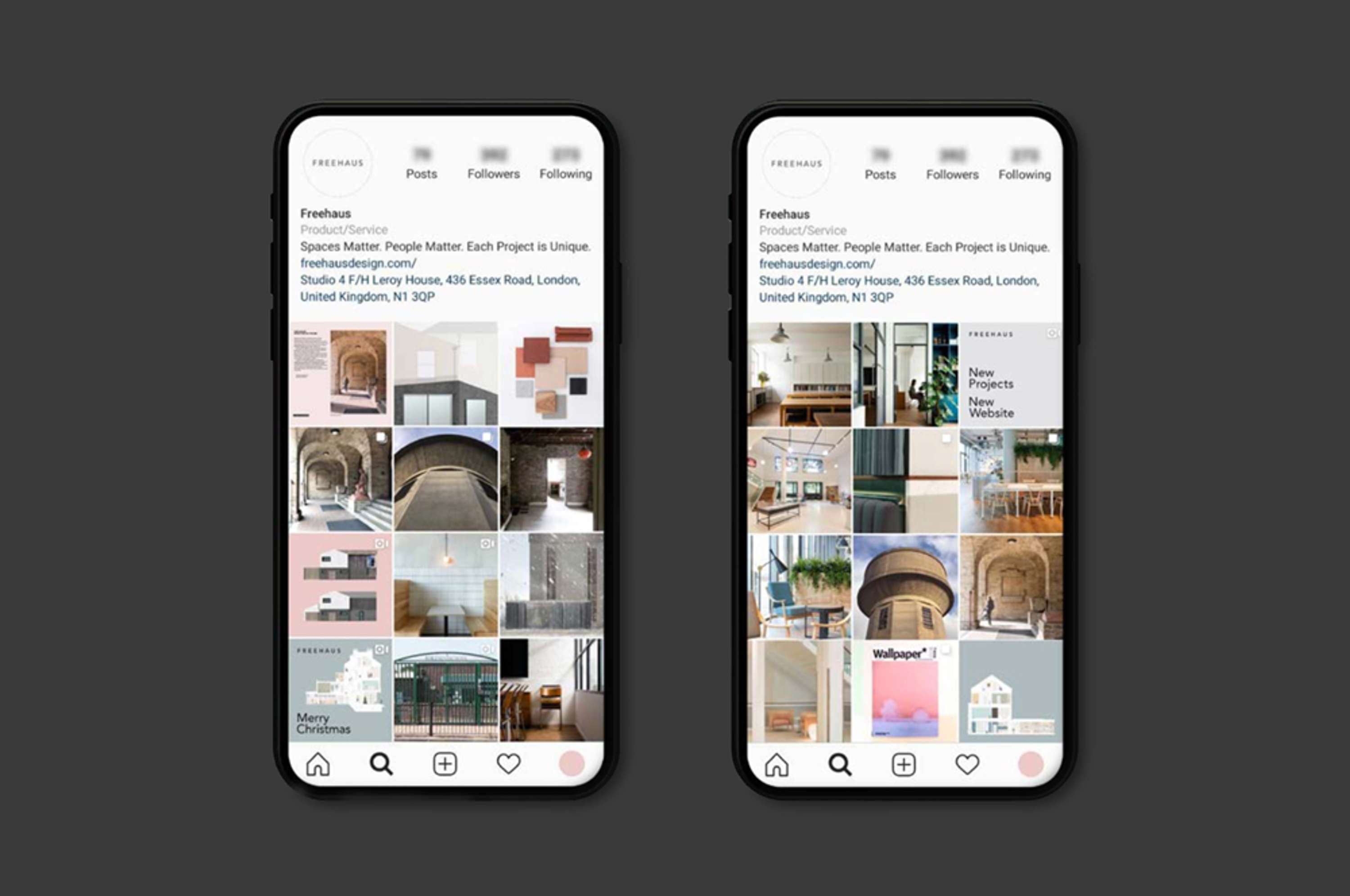 Freehaus – Working closely with the client to rebrand an architecture studio by Ana Beatriz Fernandes