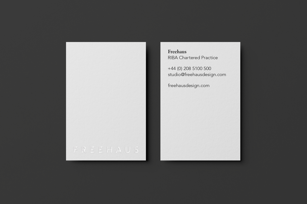 Freehaus – Working closely with the client to rebrand an architecture studio by Ana Beatriz Fernandes